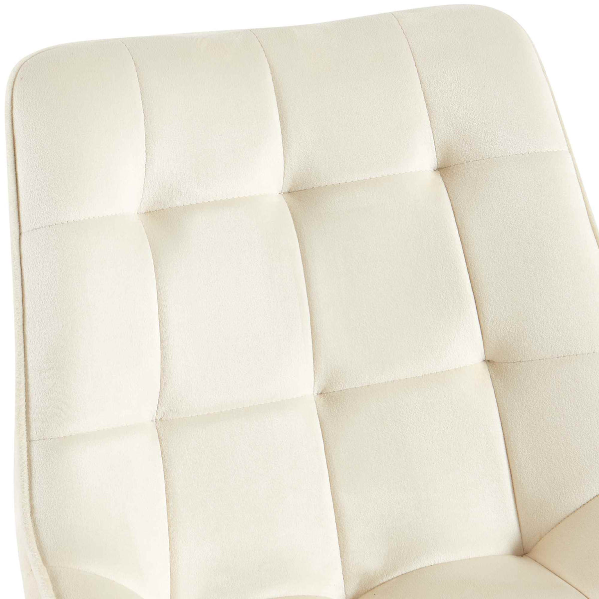 Eetkamerstoel Colby creme,Fluweel creme