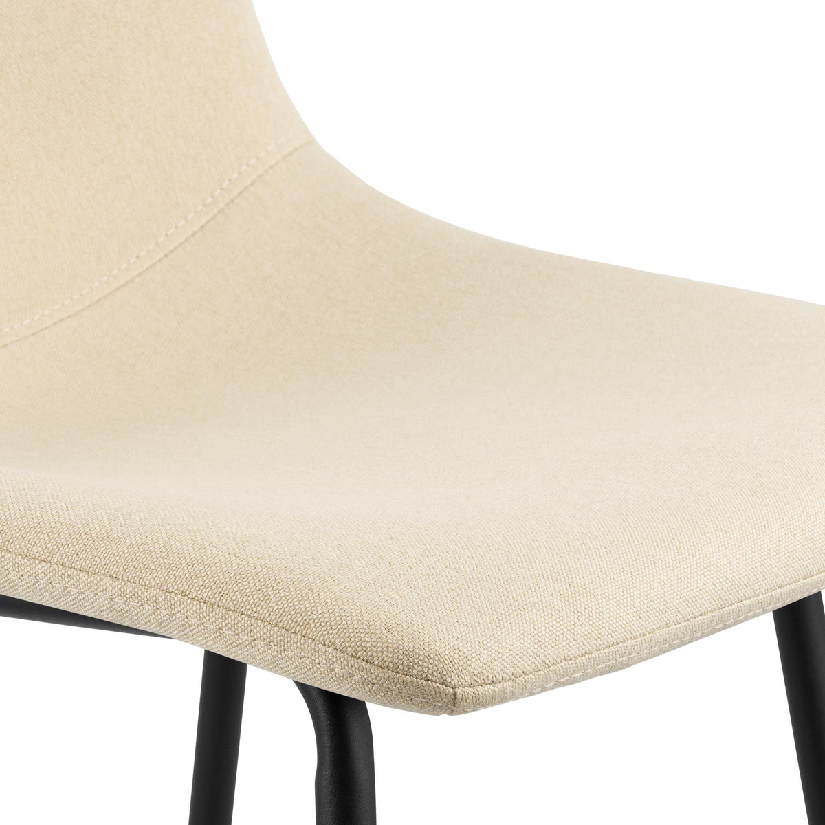 Barkruk Altona creme,Stof creme