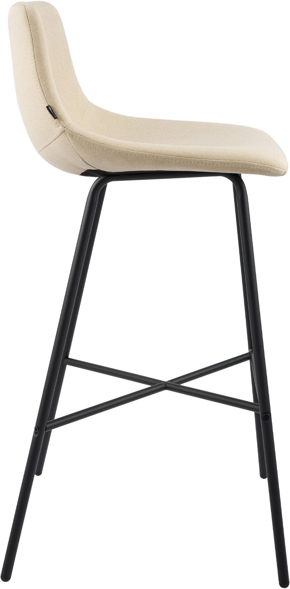 Barkruk Altona creme,Stof creme