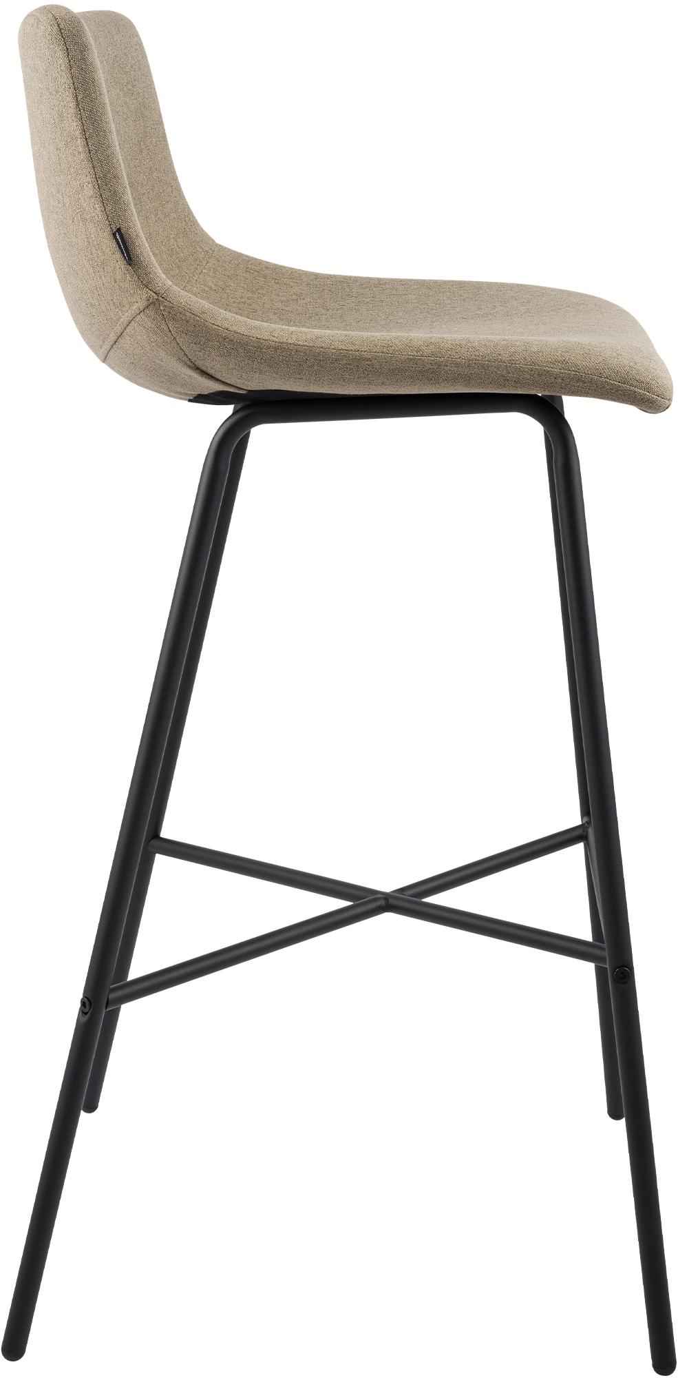 Barkruk Altona taupe,Stof taupe