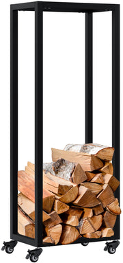 Houtopslag Hilta zwart,25x40x100 cm schwarz