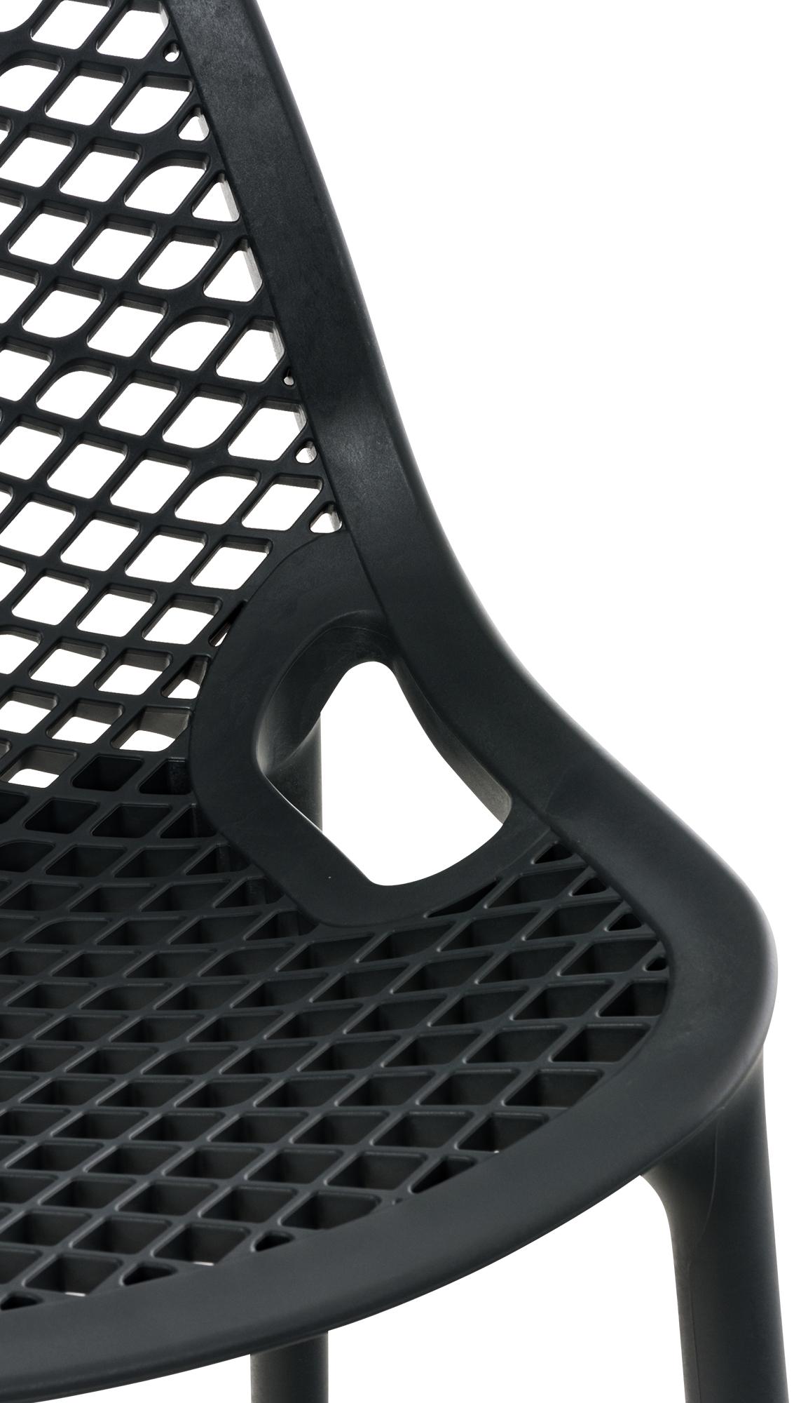 Set van 2 barkrukken Air zwart schwarz