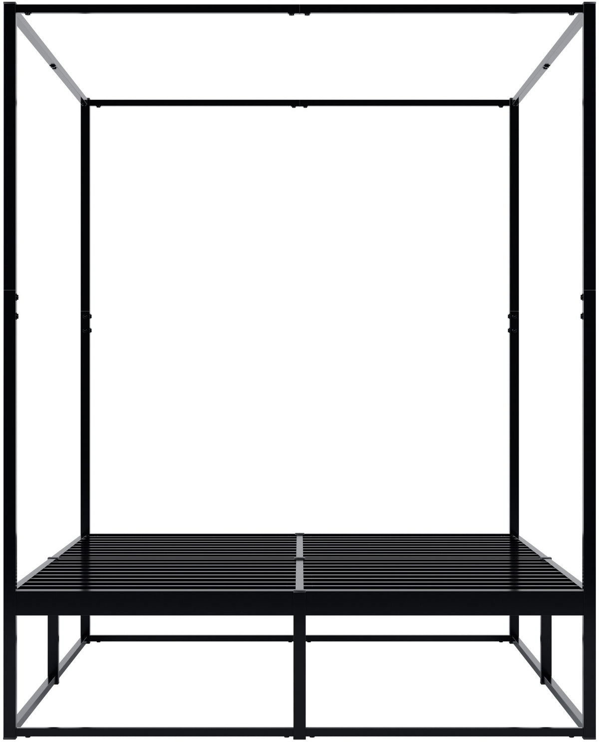 Hemelbed Batoni 140 x 200 cm schwarz