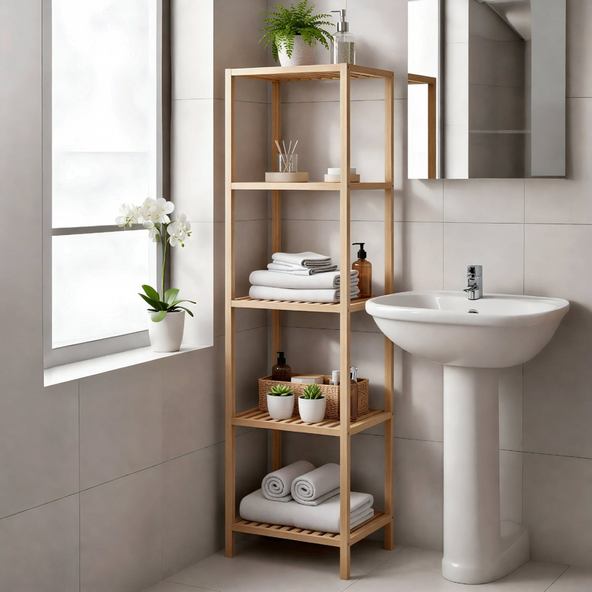 Badkamerrek Zinnien L natura