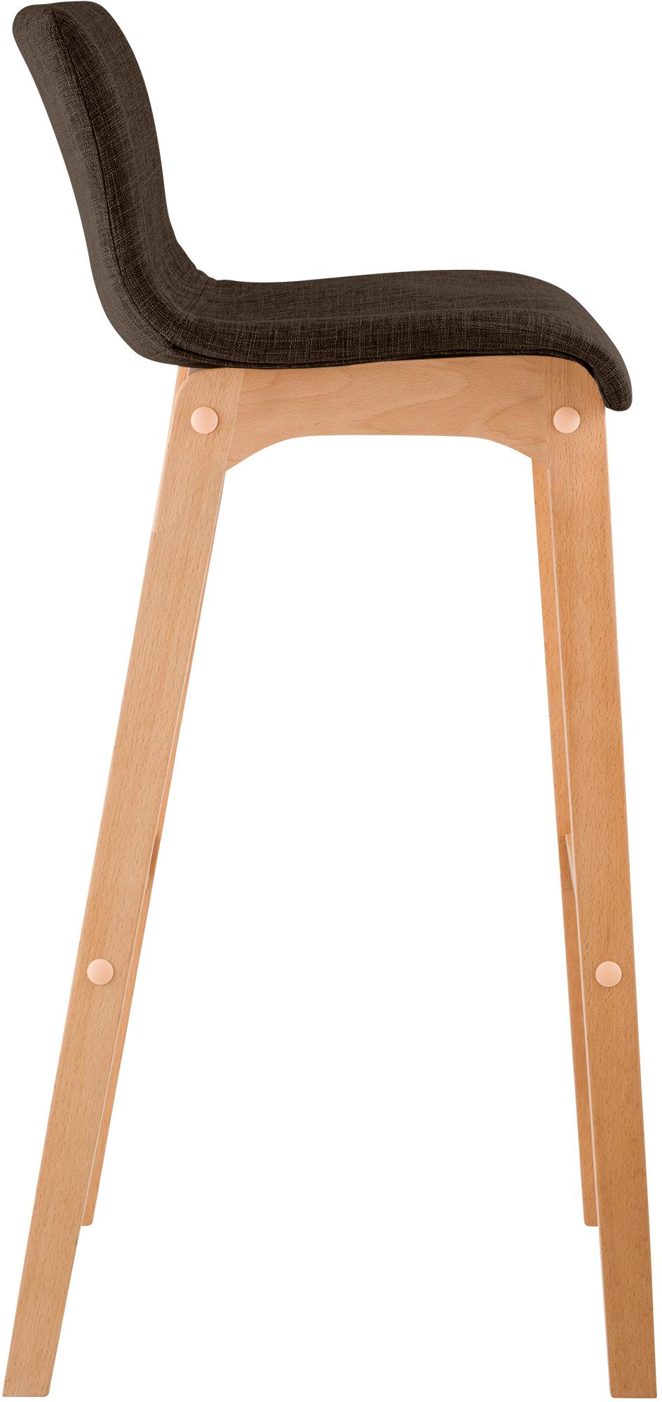Barkruk Hover Stof Natura bruin braun