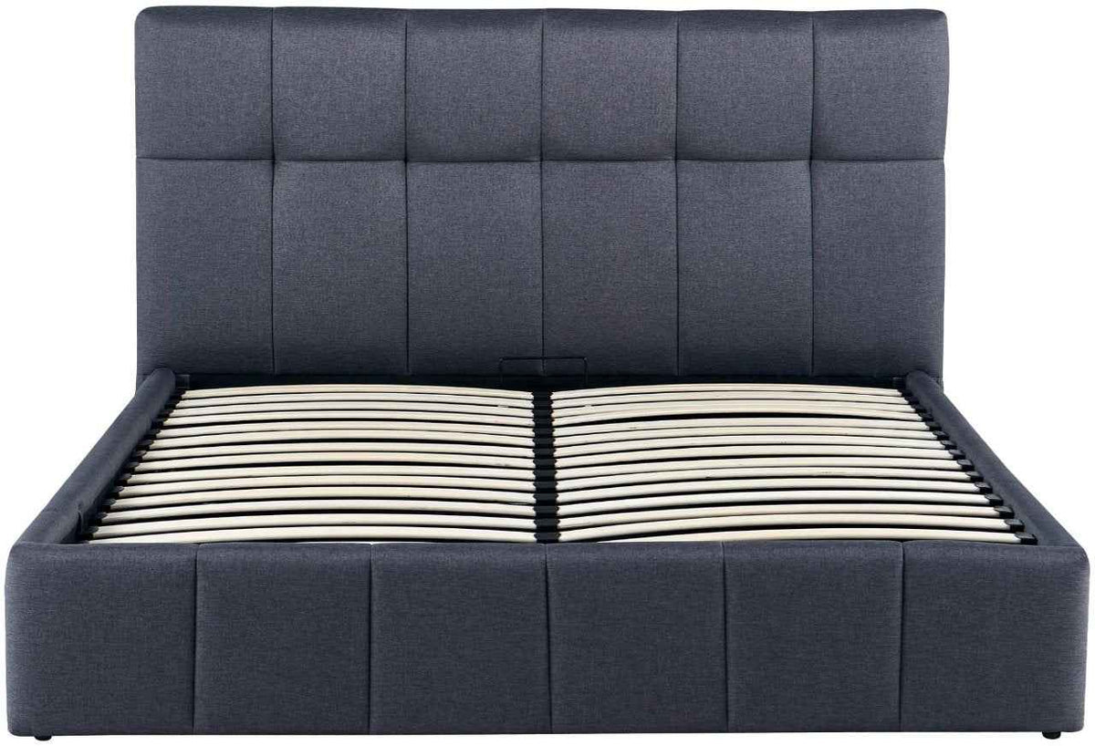Gestoffeerd bed Ladia donkergrijs,160 cm dunkelgrau