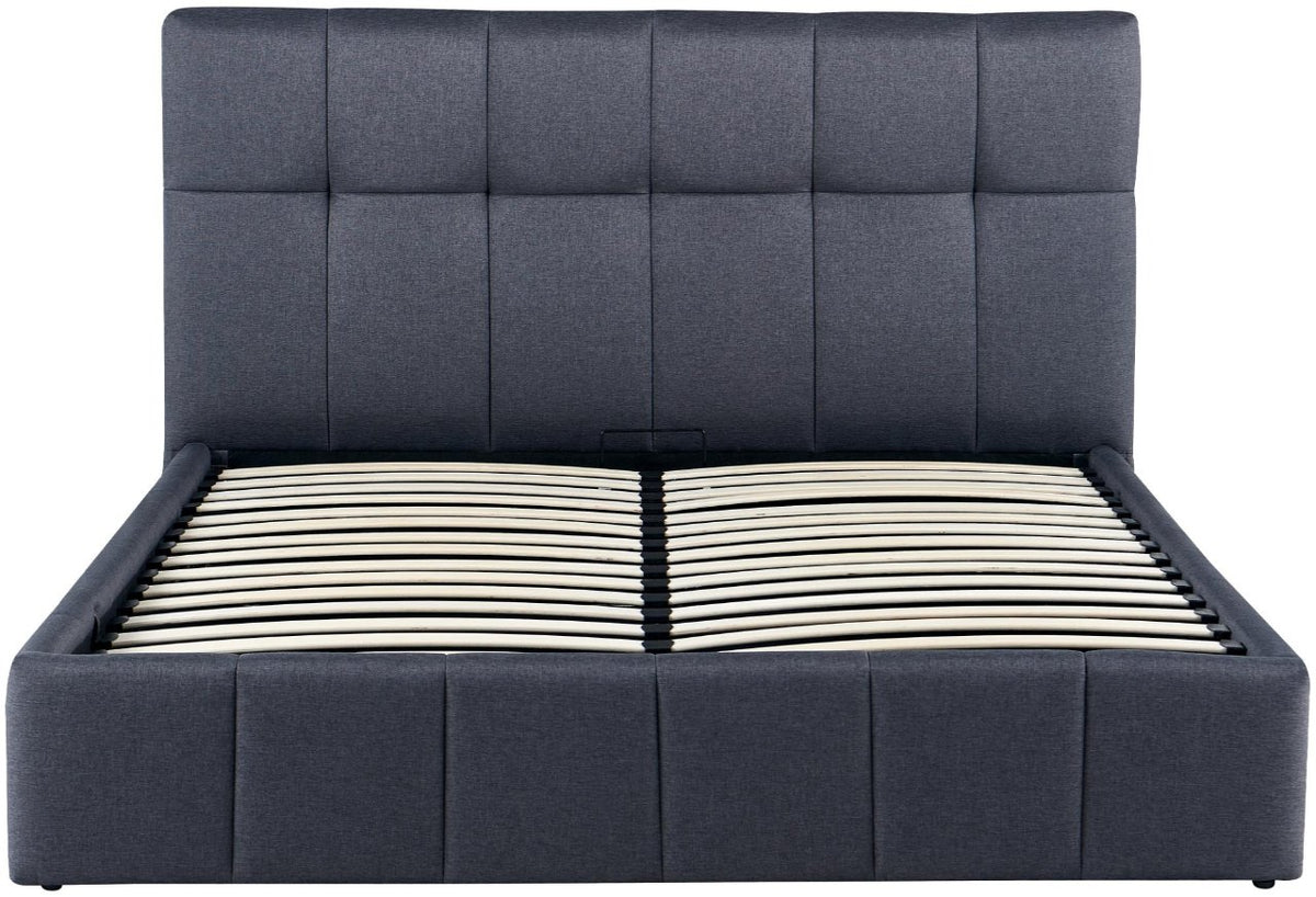 Gestoffeerd bed Ladia donkergrijs,160 cm dunkelgrau