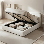 Gestoffeerd bed Maido creme,160x200 cm creme