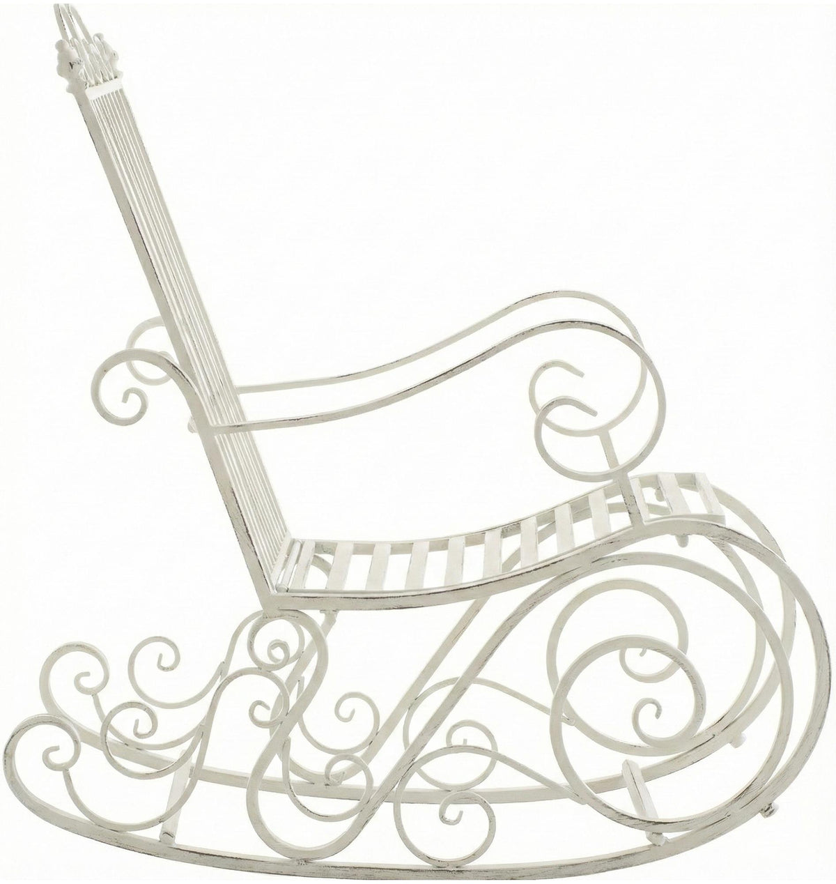 Schommelstoel Smilla antiek/wit antik weiß