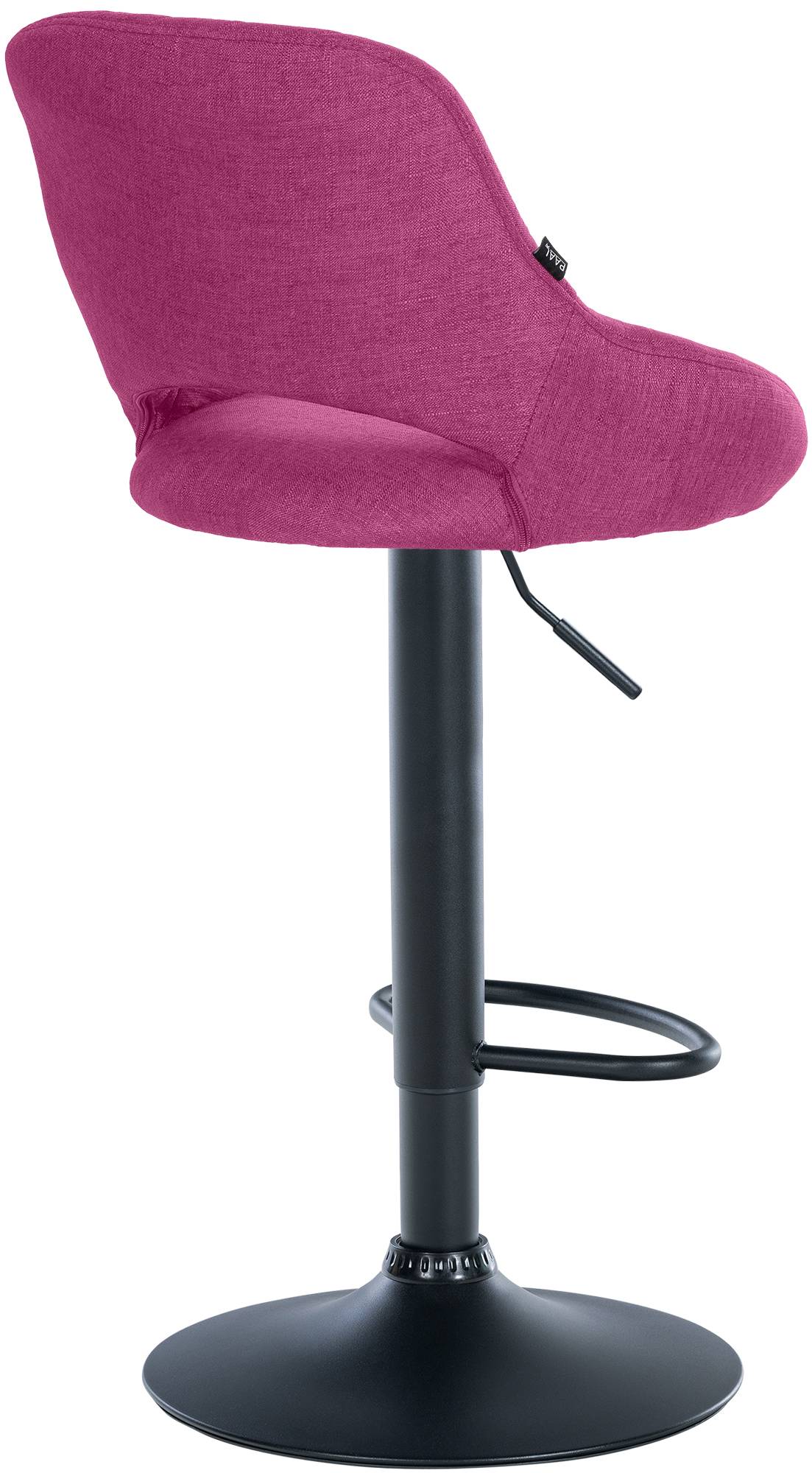 Barkruk Milet stof purper,zwart lila
