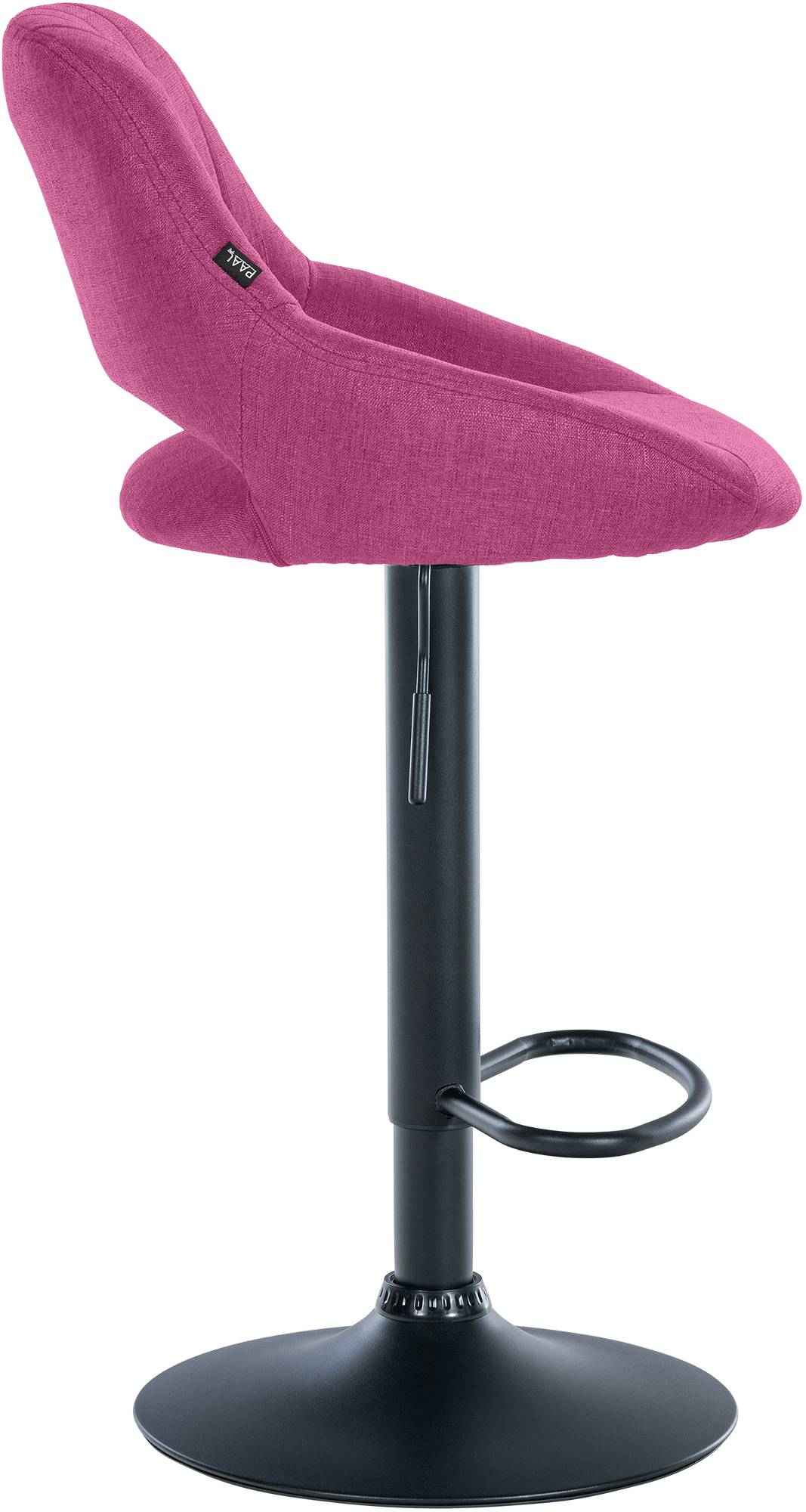 Barkruk Milet stof purper,zwart lila