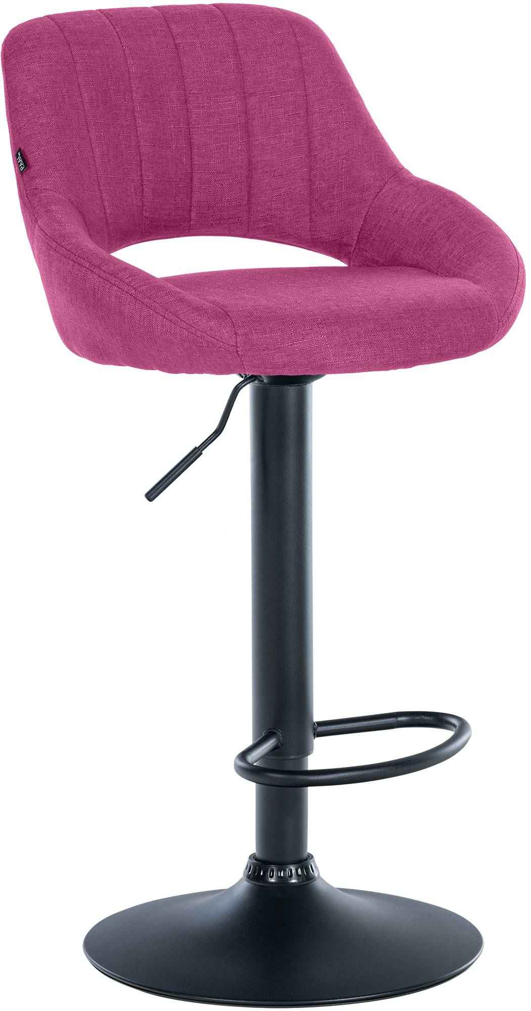 Barkruk Milet stof purper,zwart lila