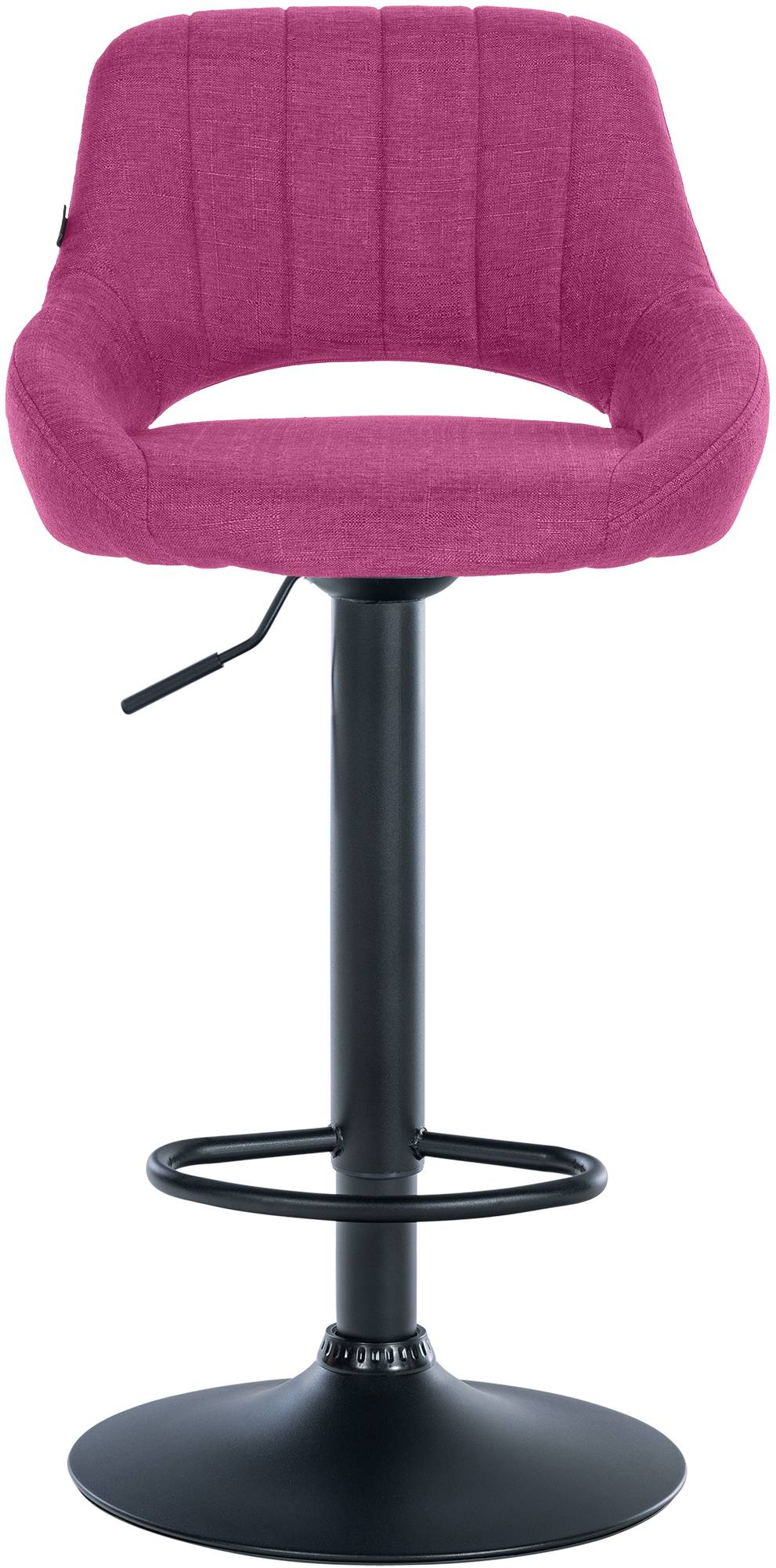 Barkruk Milet stof purper,zwart lila