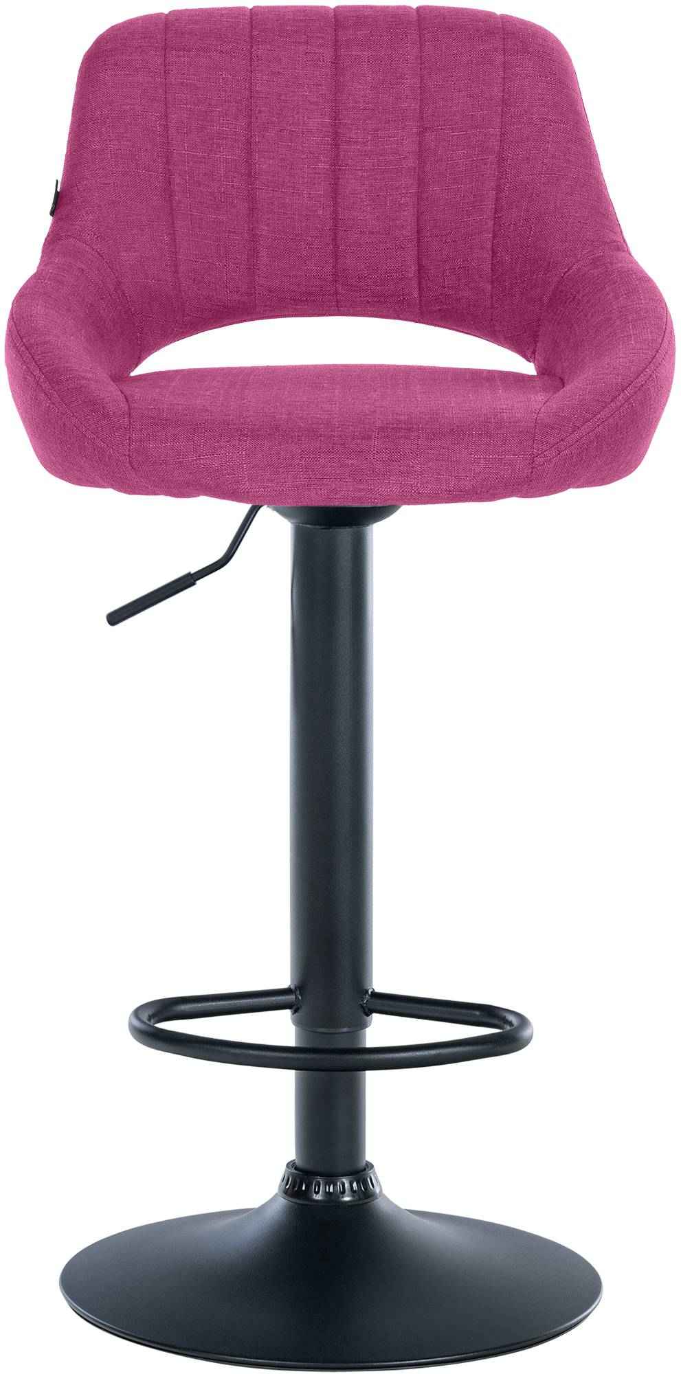 Barkruk Milet stof purper,zwart lila