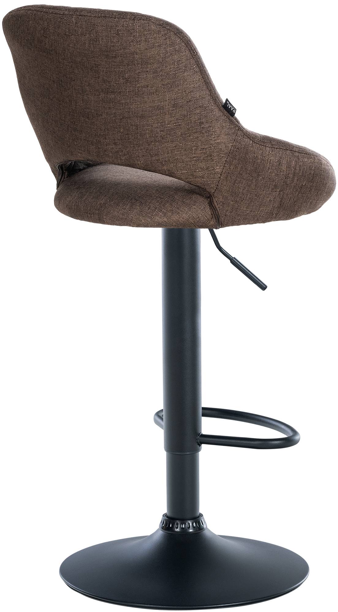 Barkruk Milet stof bruin,zwart braun