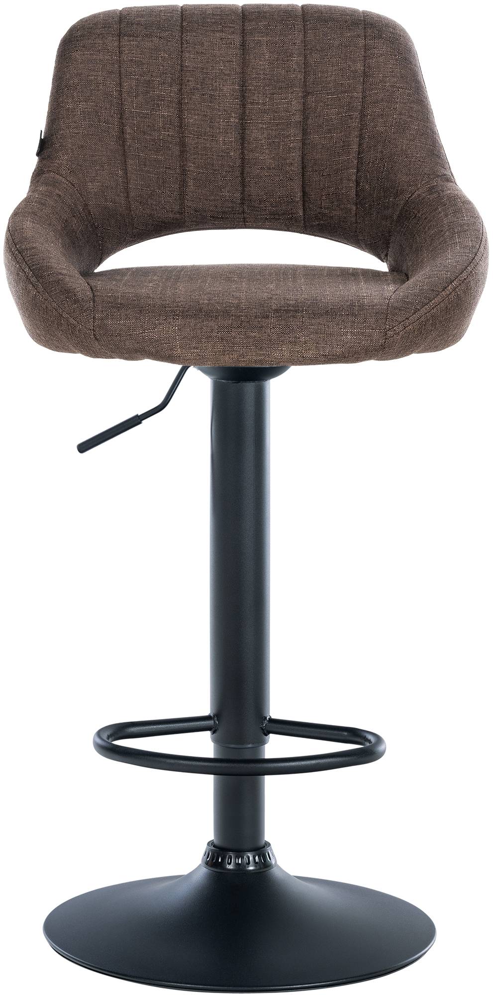 Barkruk Milet stof bruin,zwart braun