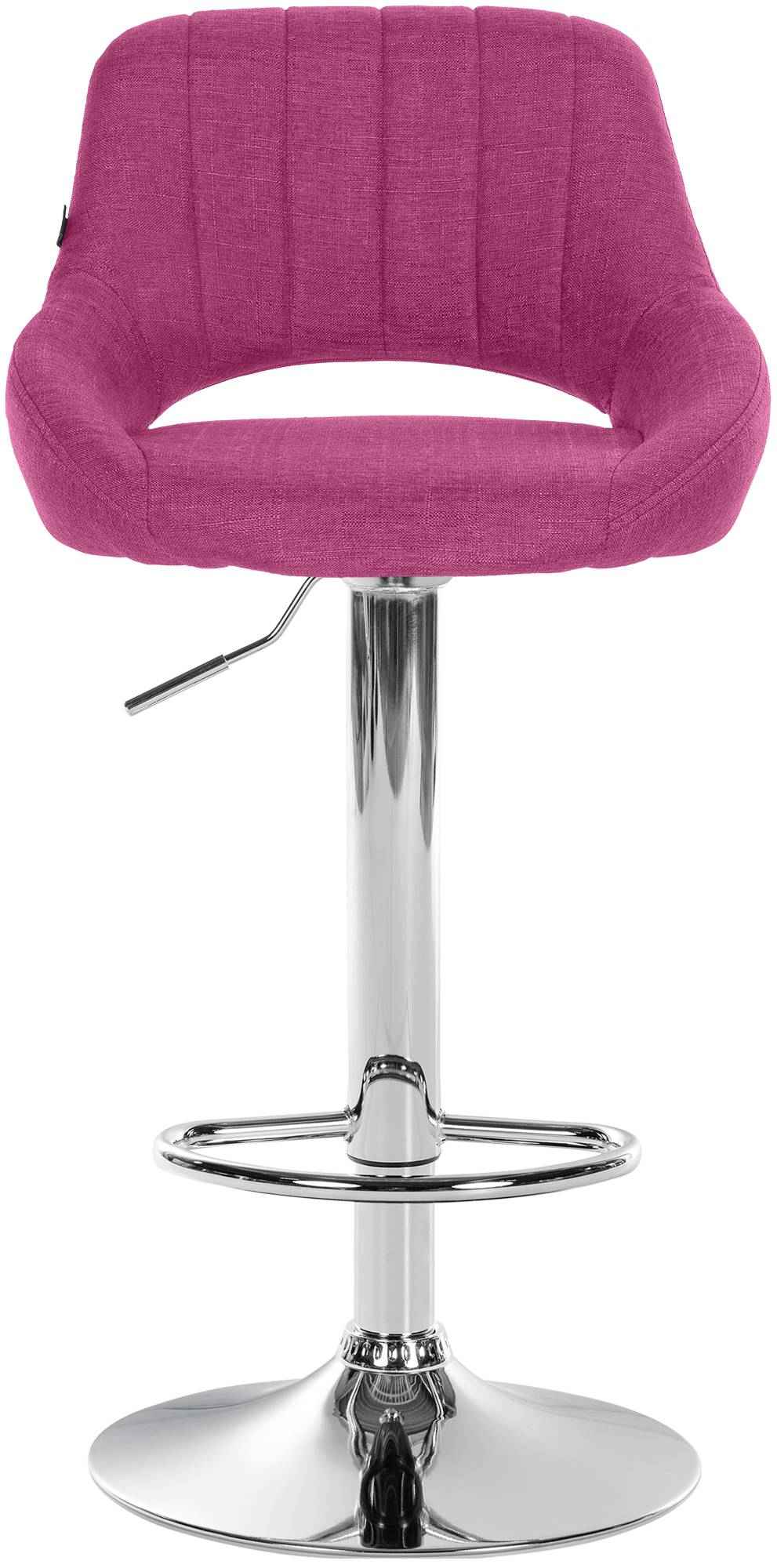 Barkruk Milet stof purper,chroom lila