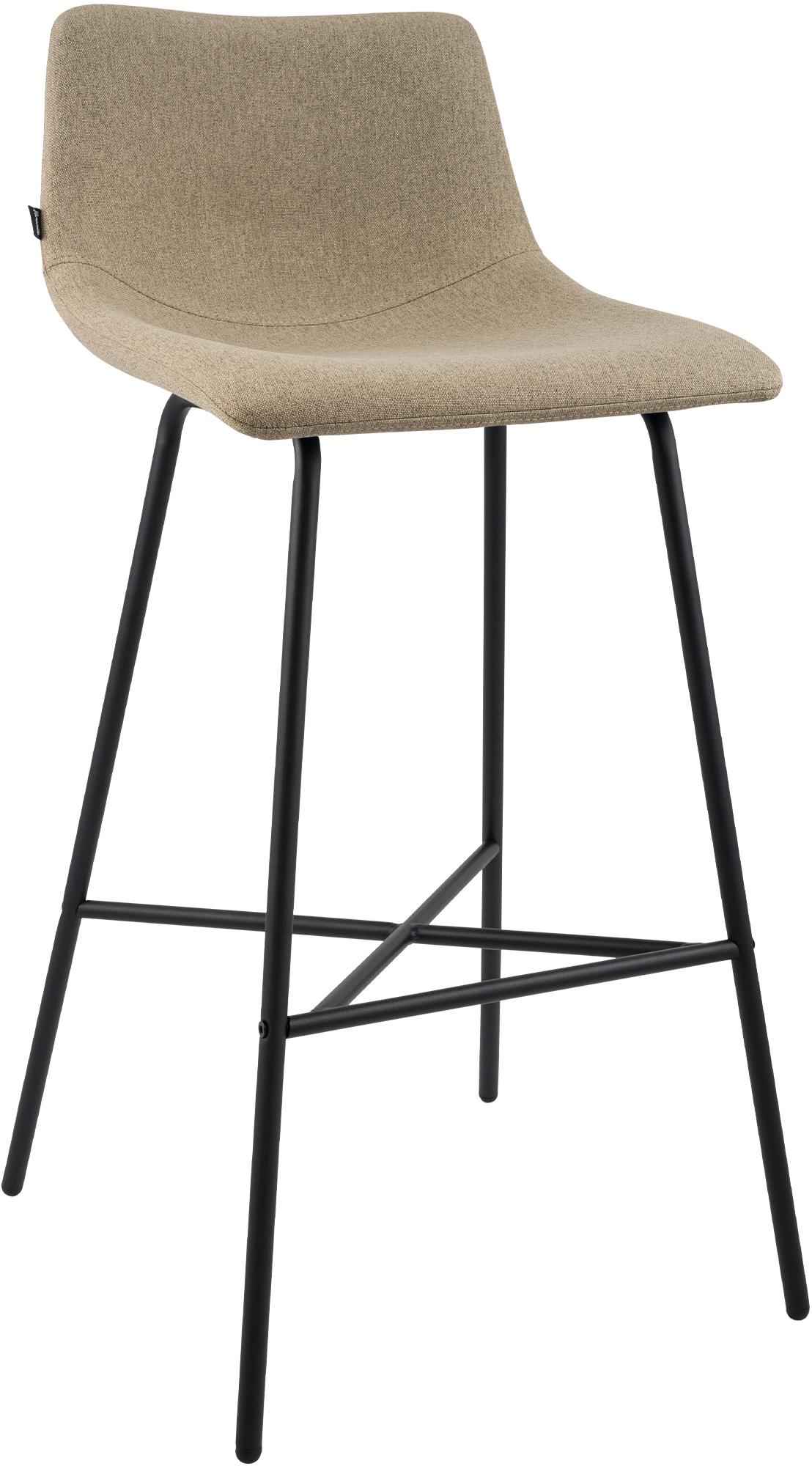 Barkruk Altona taupe,Stof taupe