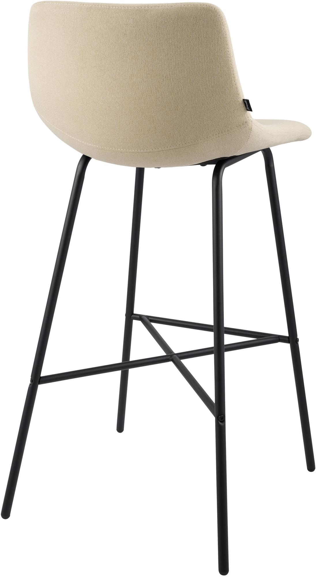 Barkruk Altona creme,Stof creme
