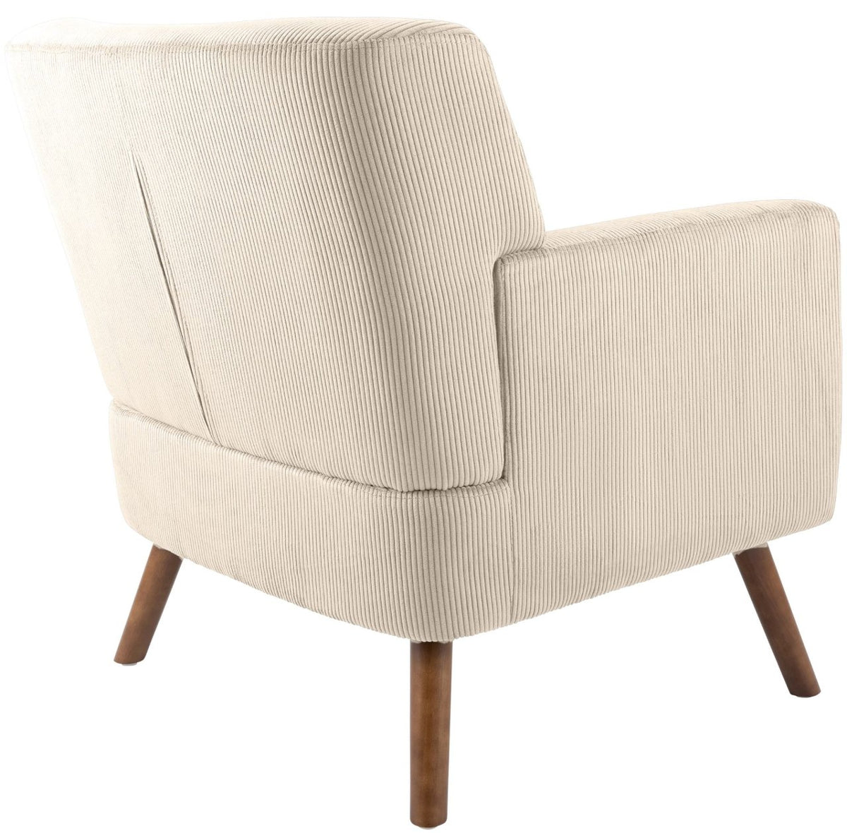 Fauteuil Kioni corduroy creme creme