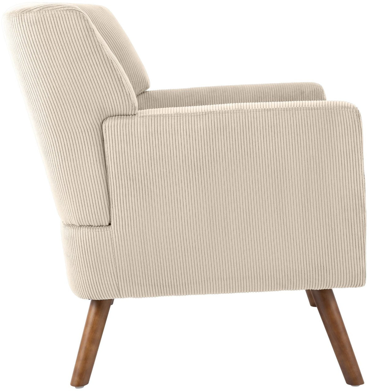 Fauteuil Kioni corduroy creme creme