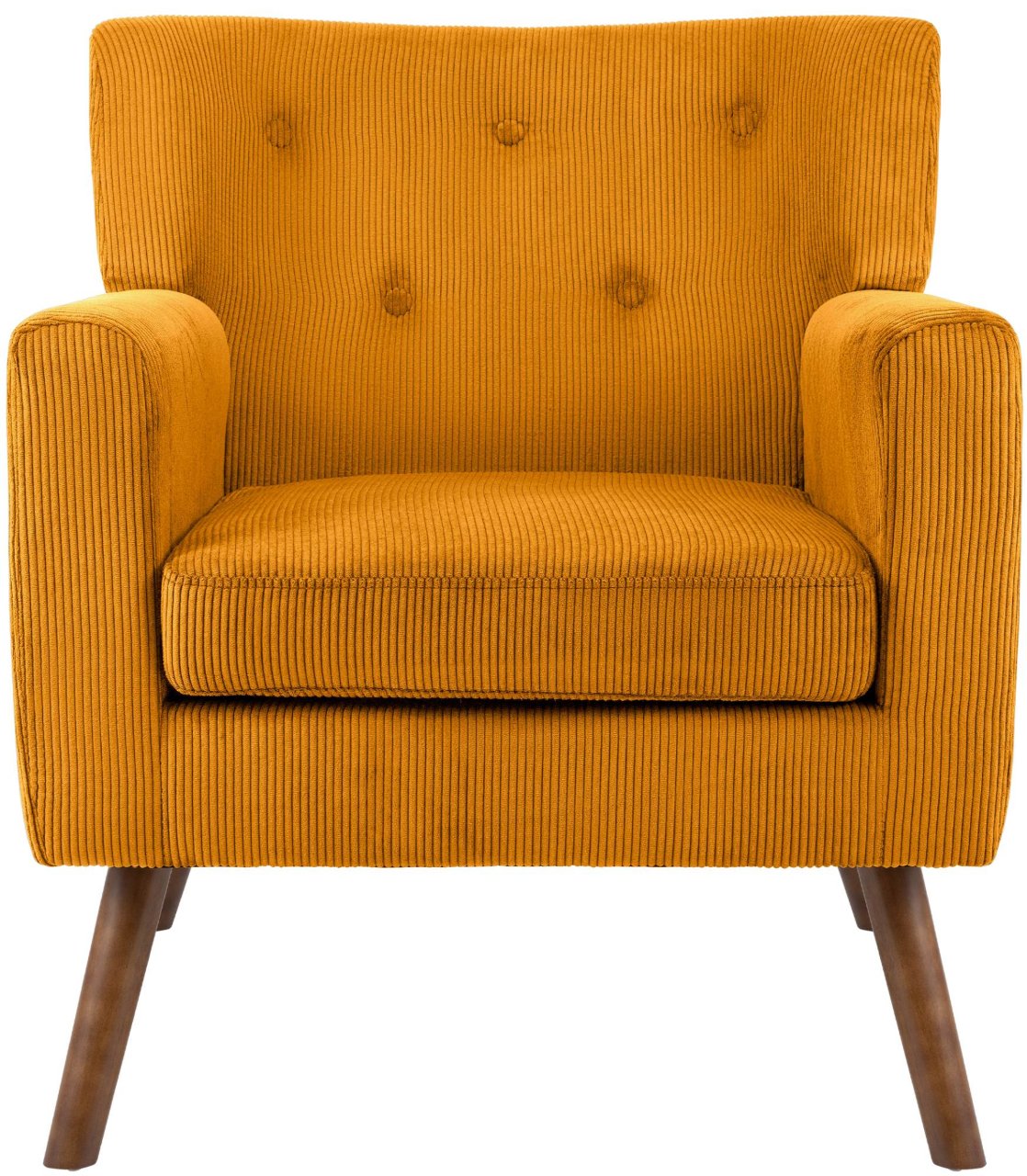 Fauteuil Kioni corduroy oranje orange