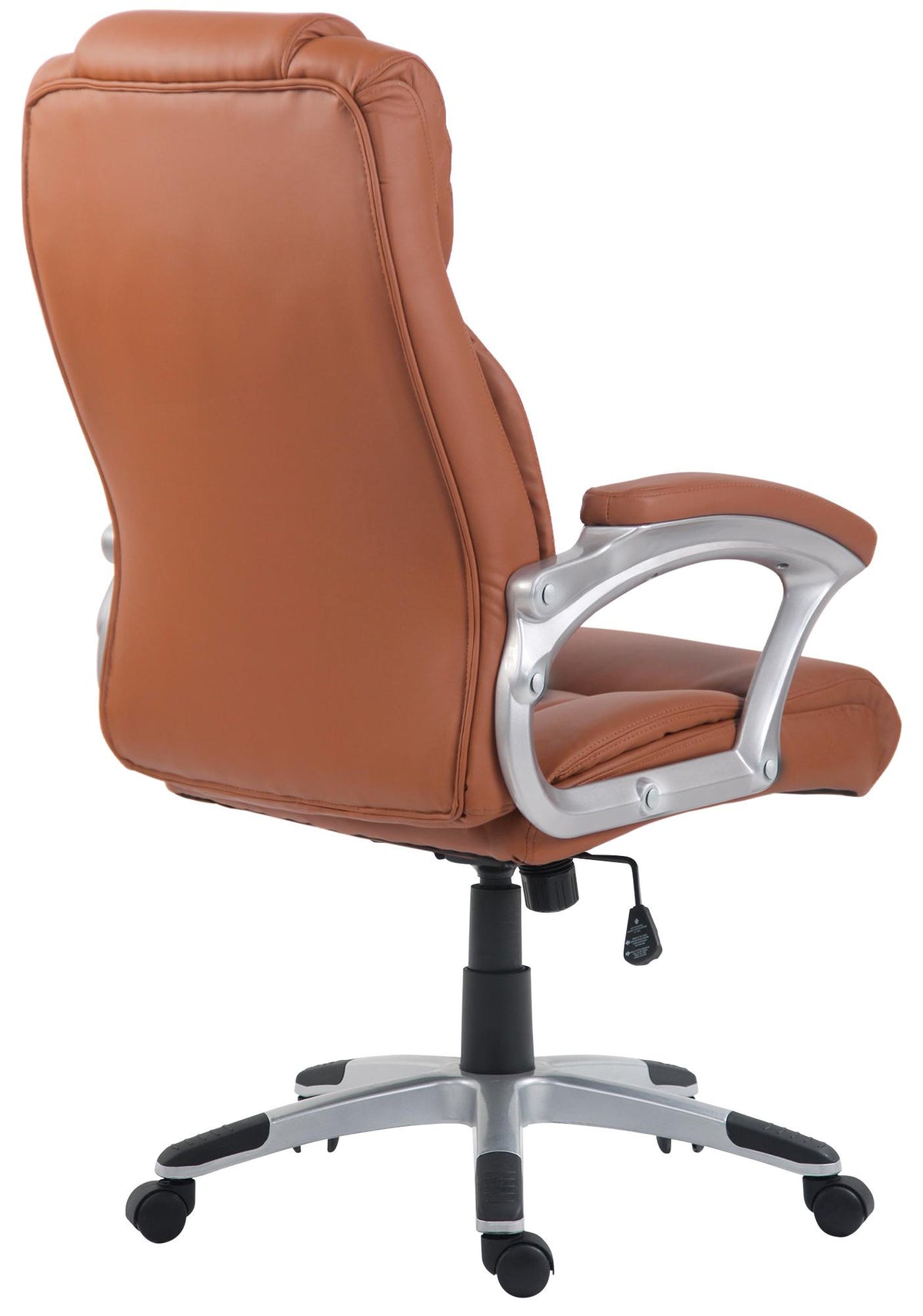 Bureaustoel XL Texas Kunstleer licht bruin hellbraun