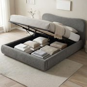 Gestoffeerd bed Maido donkergrijs,160x200 cm dunkelgrau