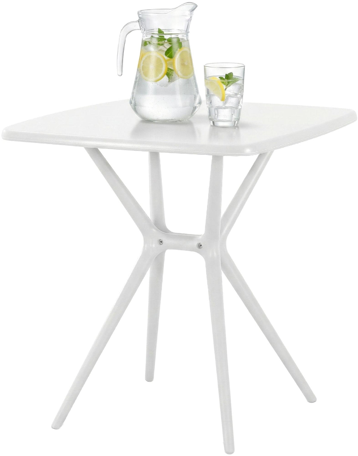 Tisch Becky eckig 72 x 72 cm weiß