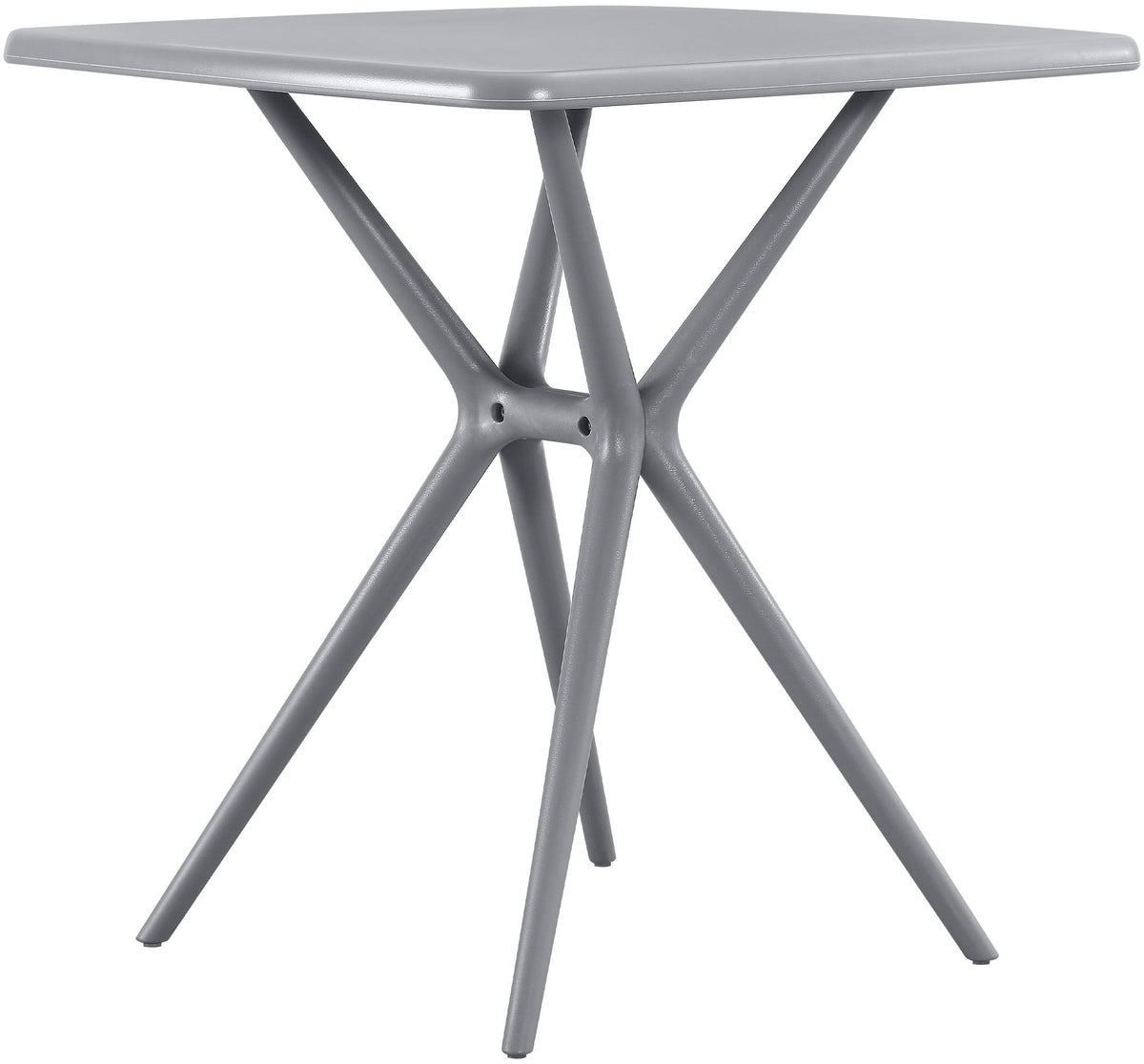 Tisch Becky eckig 72 x 72 cm grau