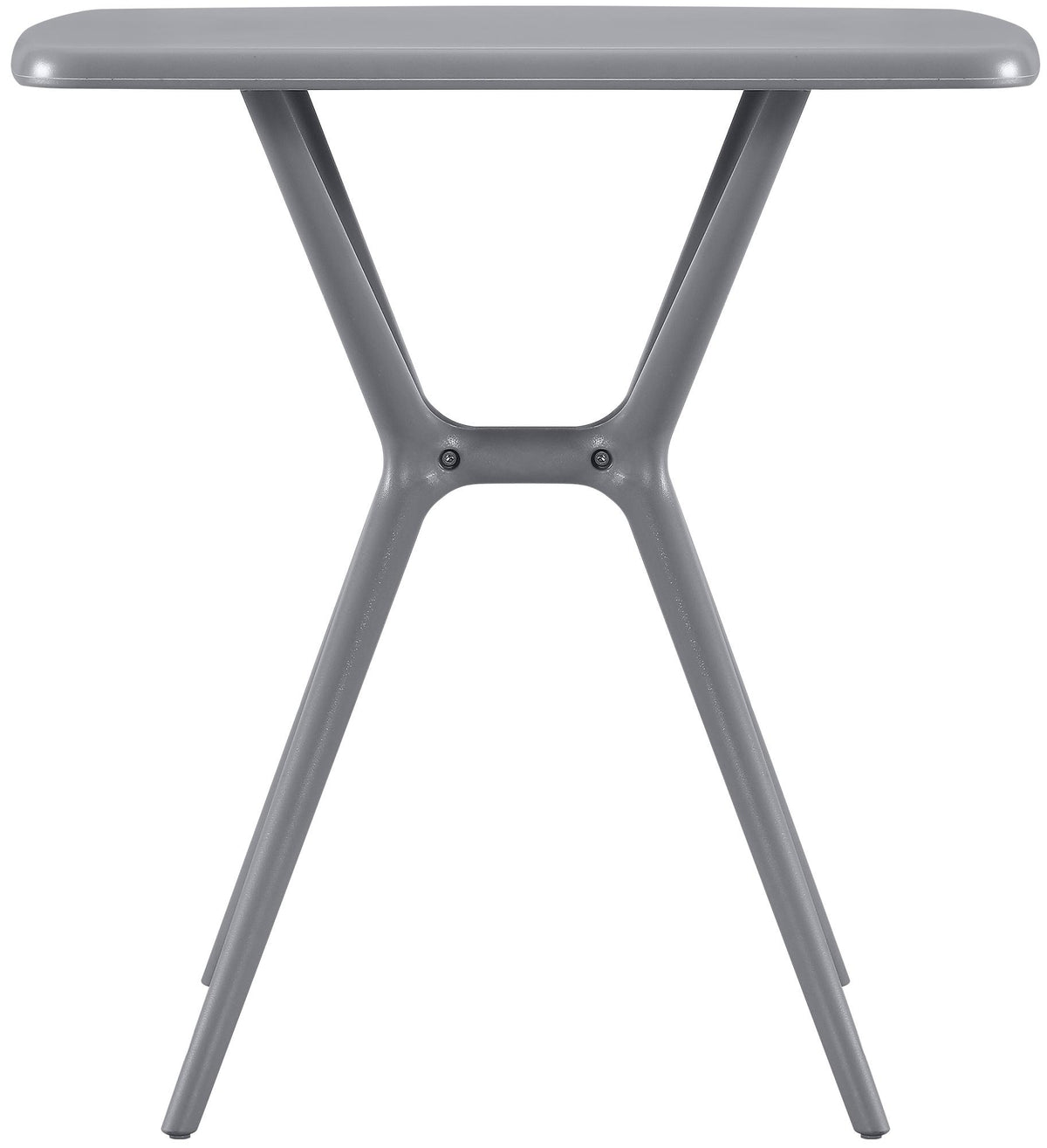 Tisch Becky eckig 72 x 72 cm grau