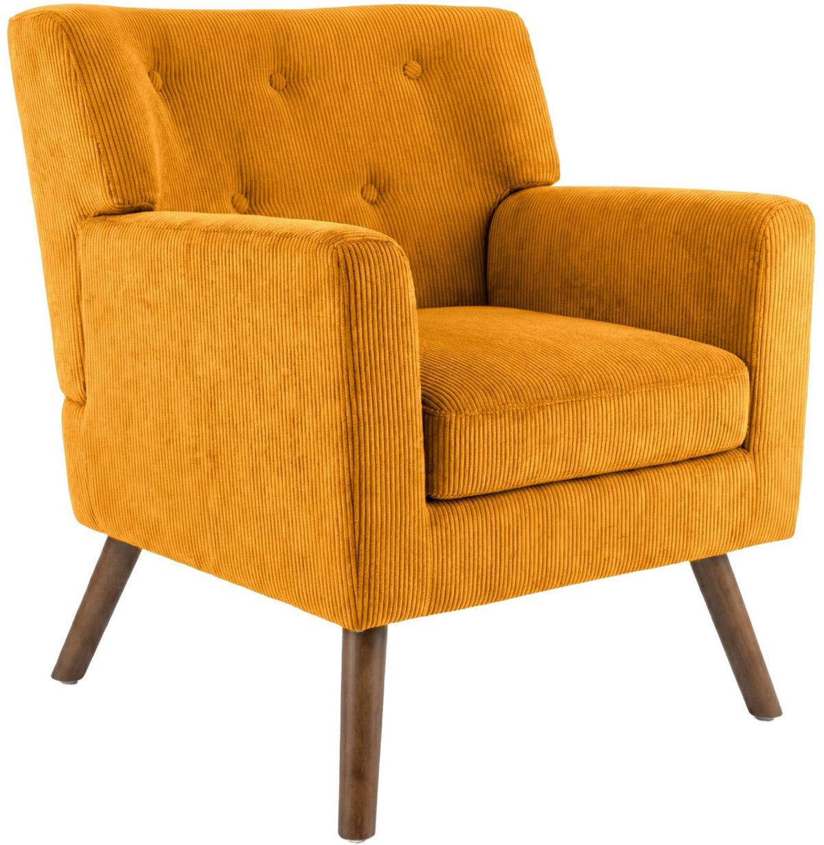 Fauteuil Kioni corduroy oranje orange