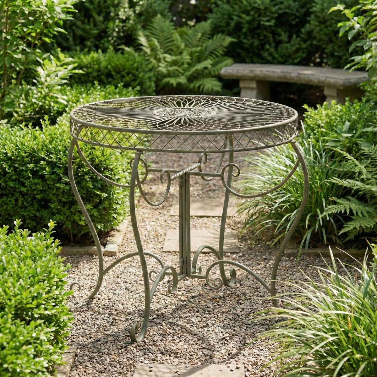 Tuintafel Sheela antiek/groen antik-grün