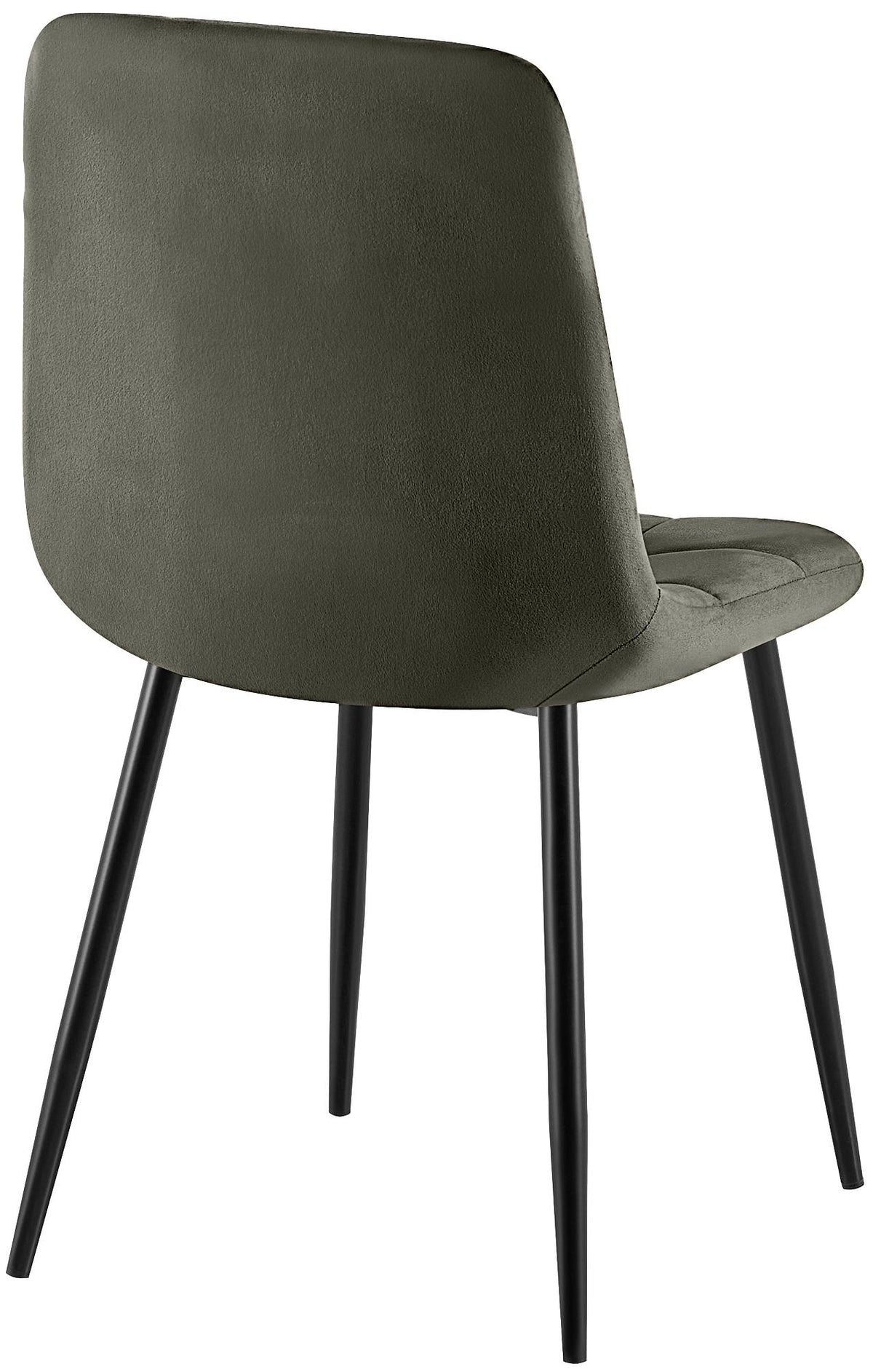 Set van 4 Eetkamerstoelen Antibes Fluweel antraciet anthrazit