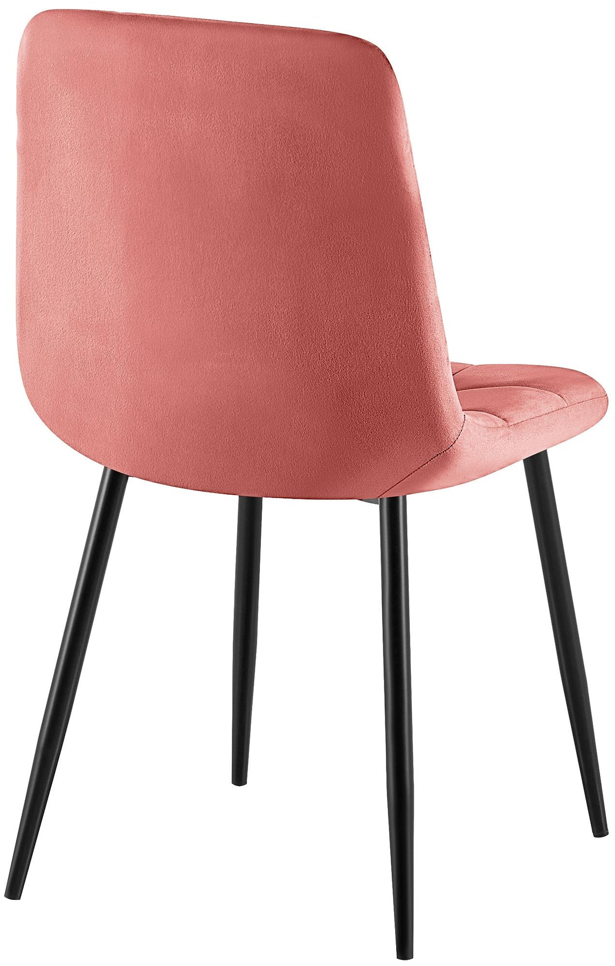 Set van 4 Eetkamerstoelen Antibes Fluweel rosa rosa