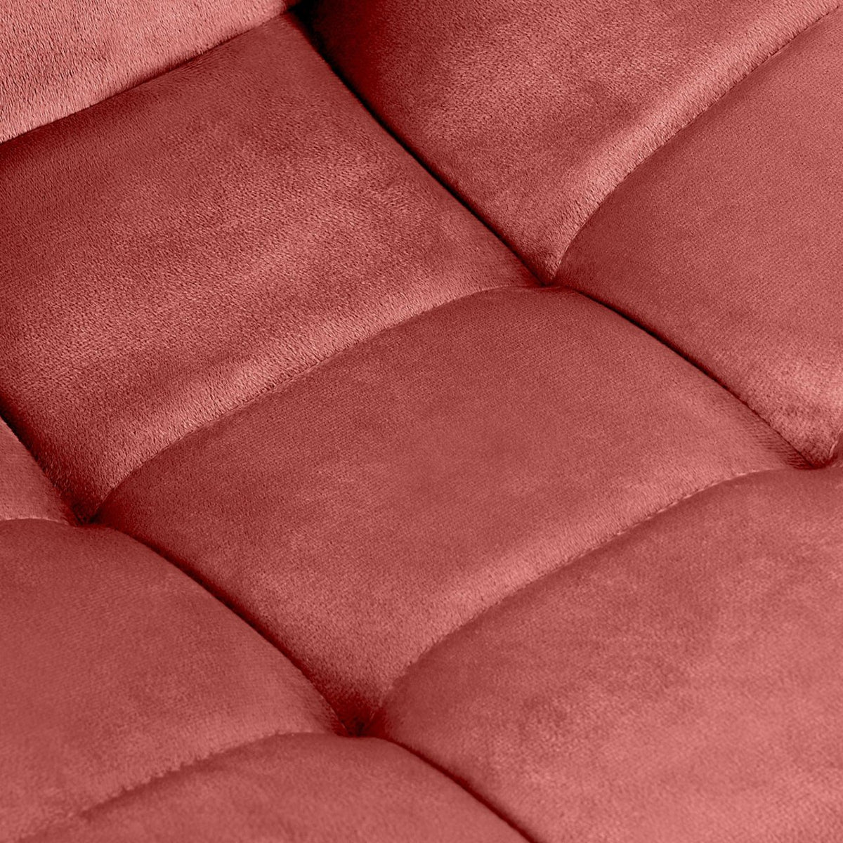 Set van 4 Eetkamerstoelen Antibes Fluweel rosa rosa