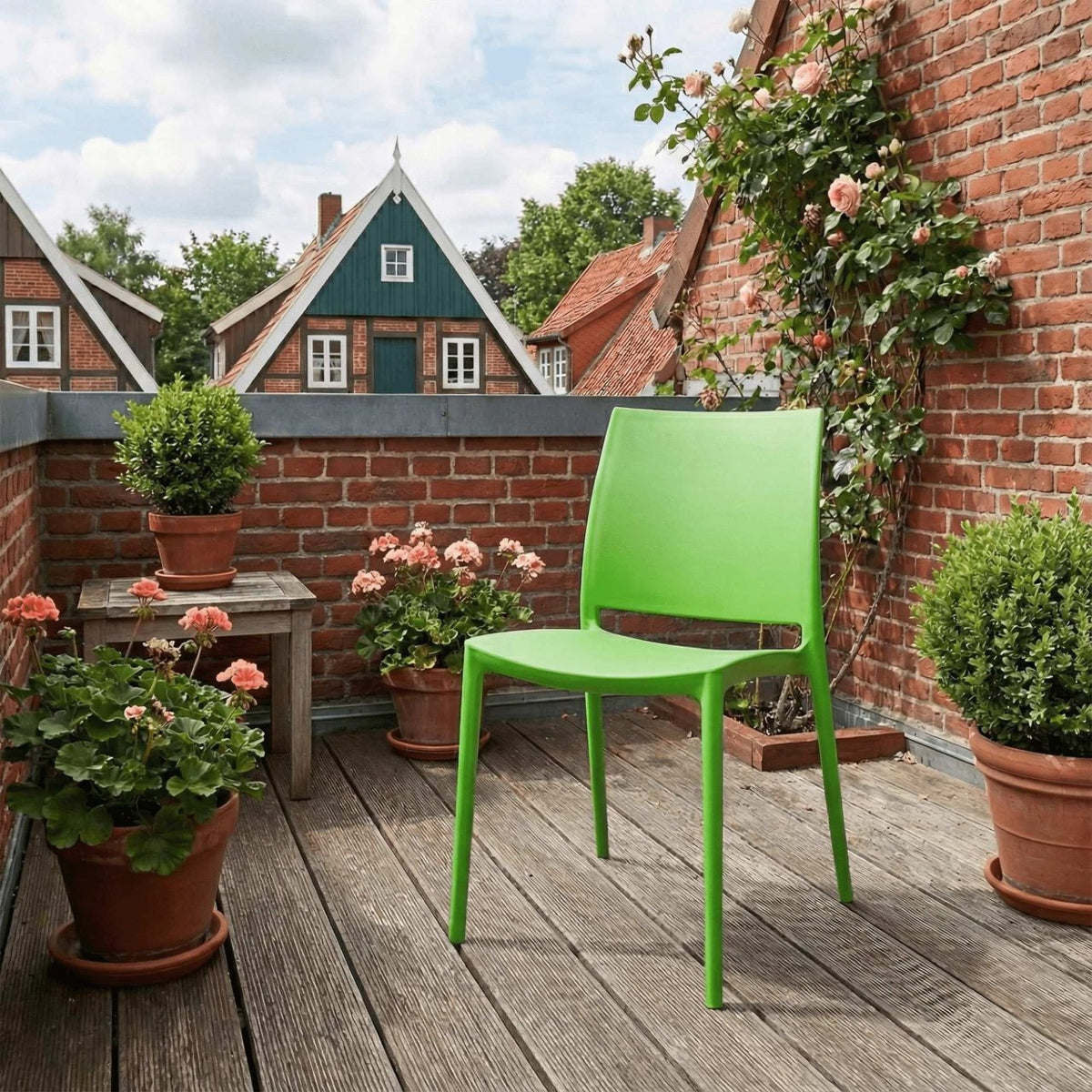 Set van 2 Tuinstoelen Meton groen grün