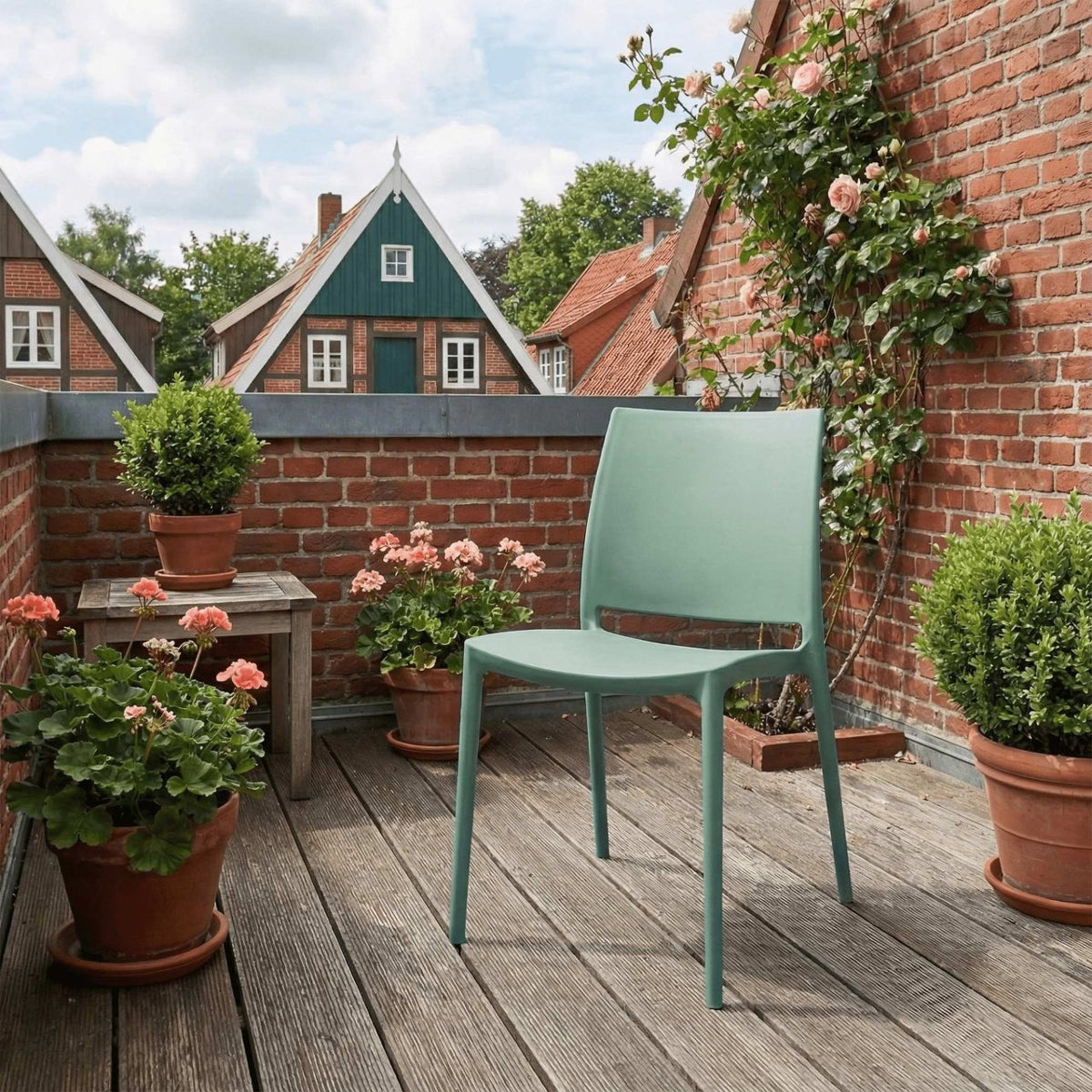 Set van 2 Tuinstoelen Meton olijf oliv