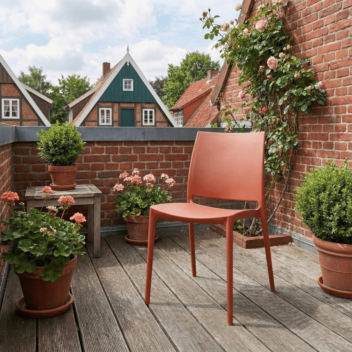 Tuinstoel Meton terracotta terracotta