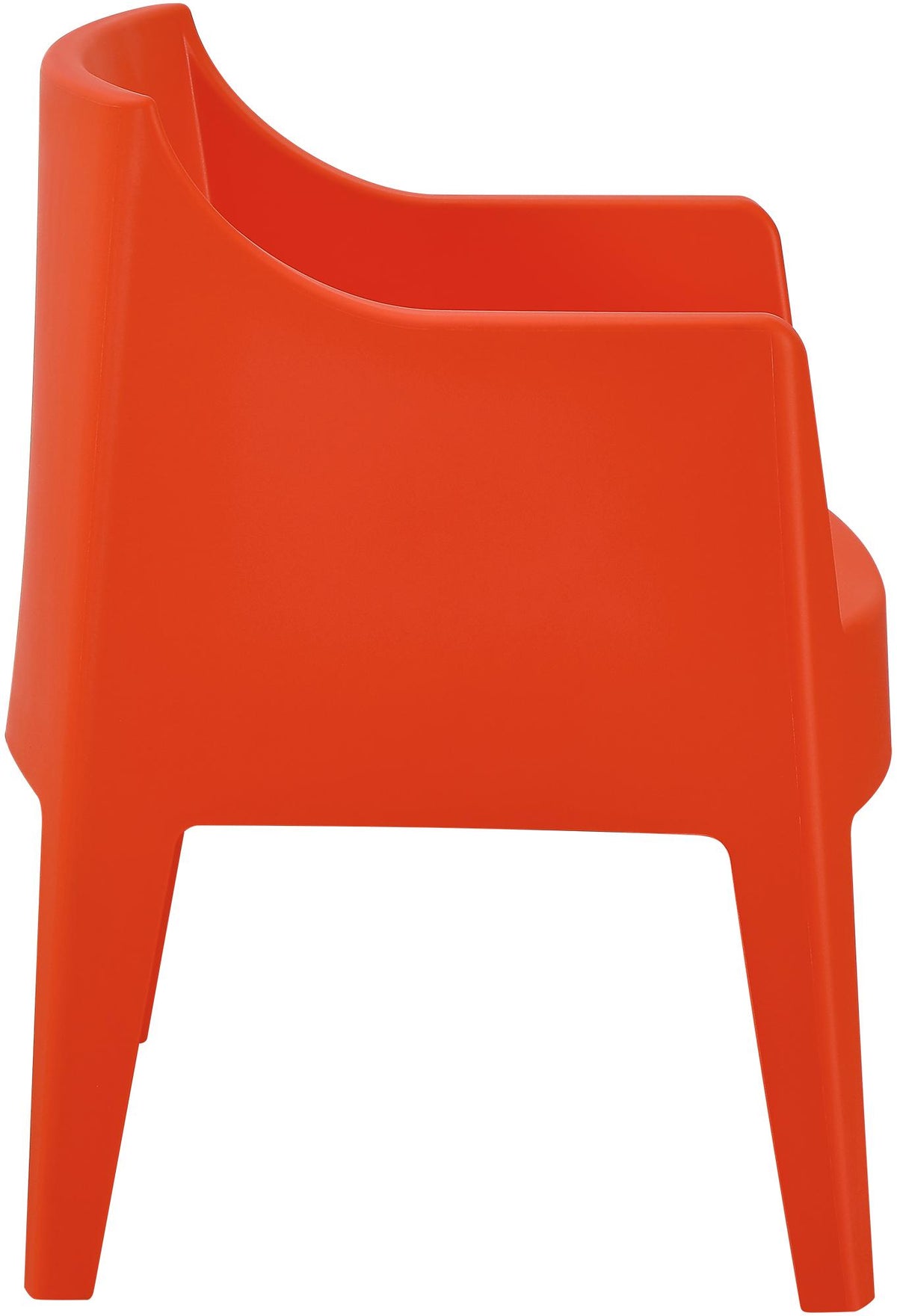 Set van 4 tuinstoelen Bartal oranje orange