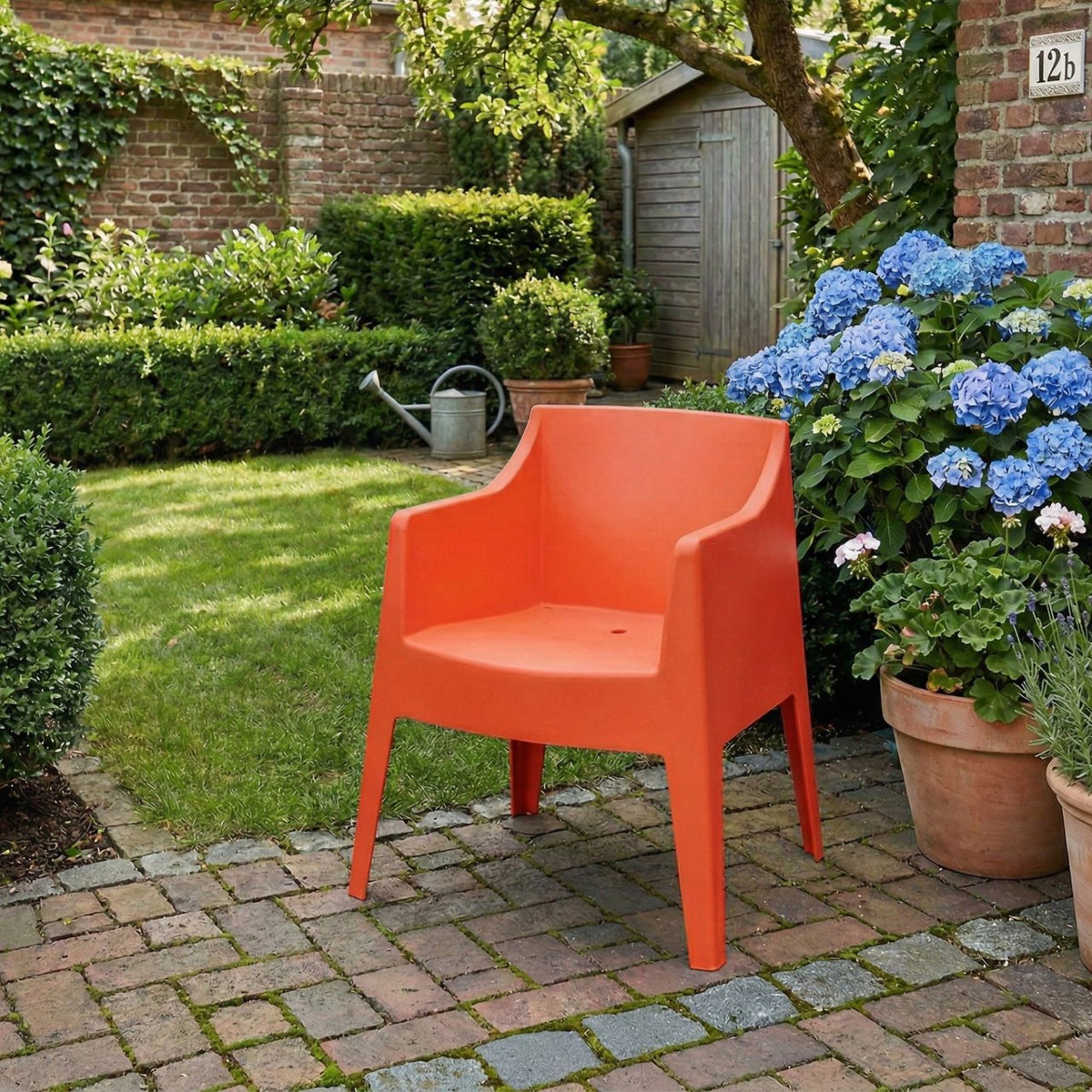 6er Set Stühle Bartal orange