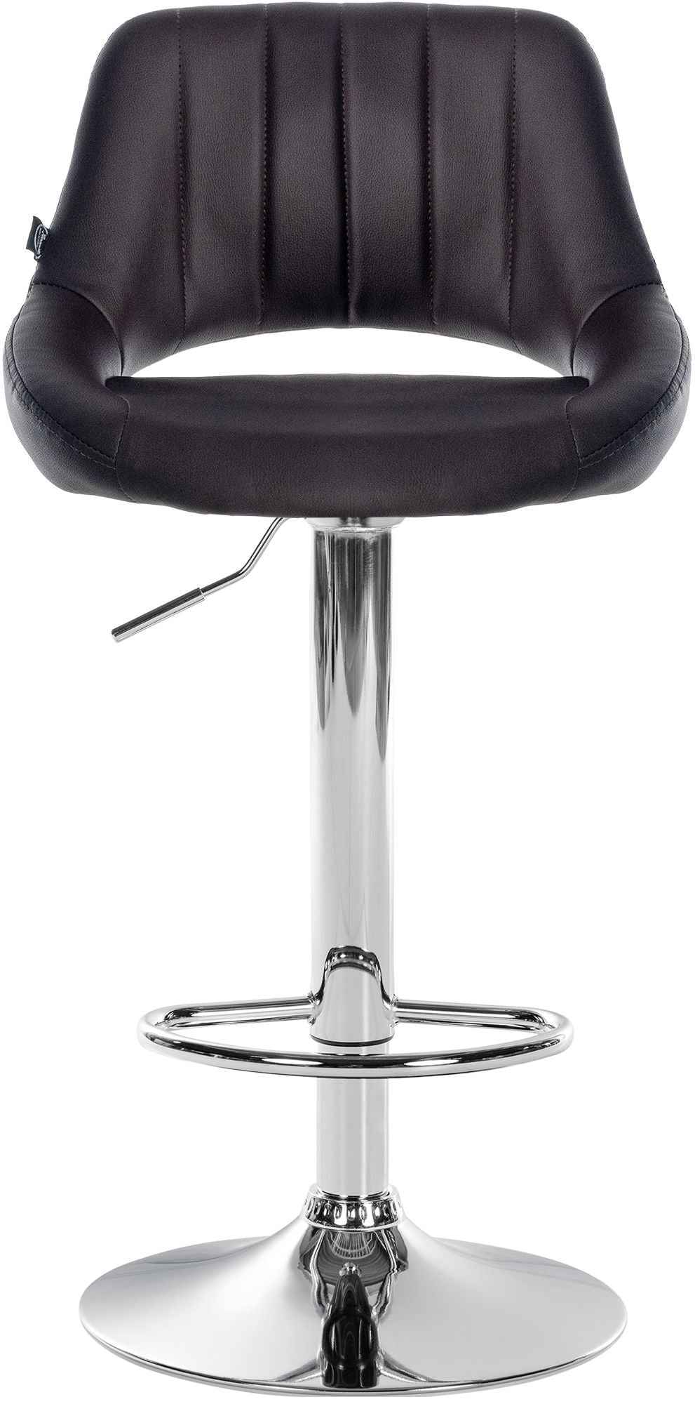 Barkruk Milet kunstleer bruin,chroom braun