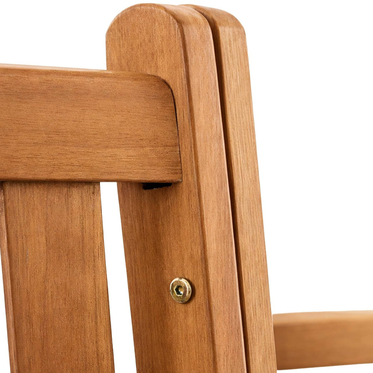 Baumbank Kenna mit Armlehne halbrund 200 cm teak