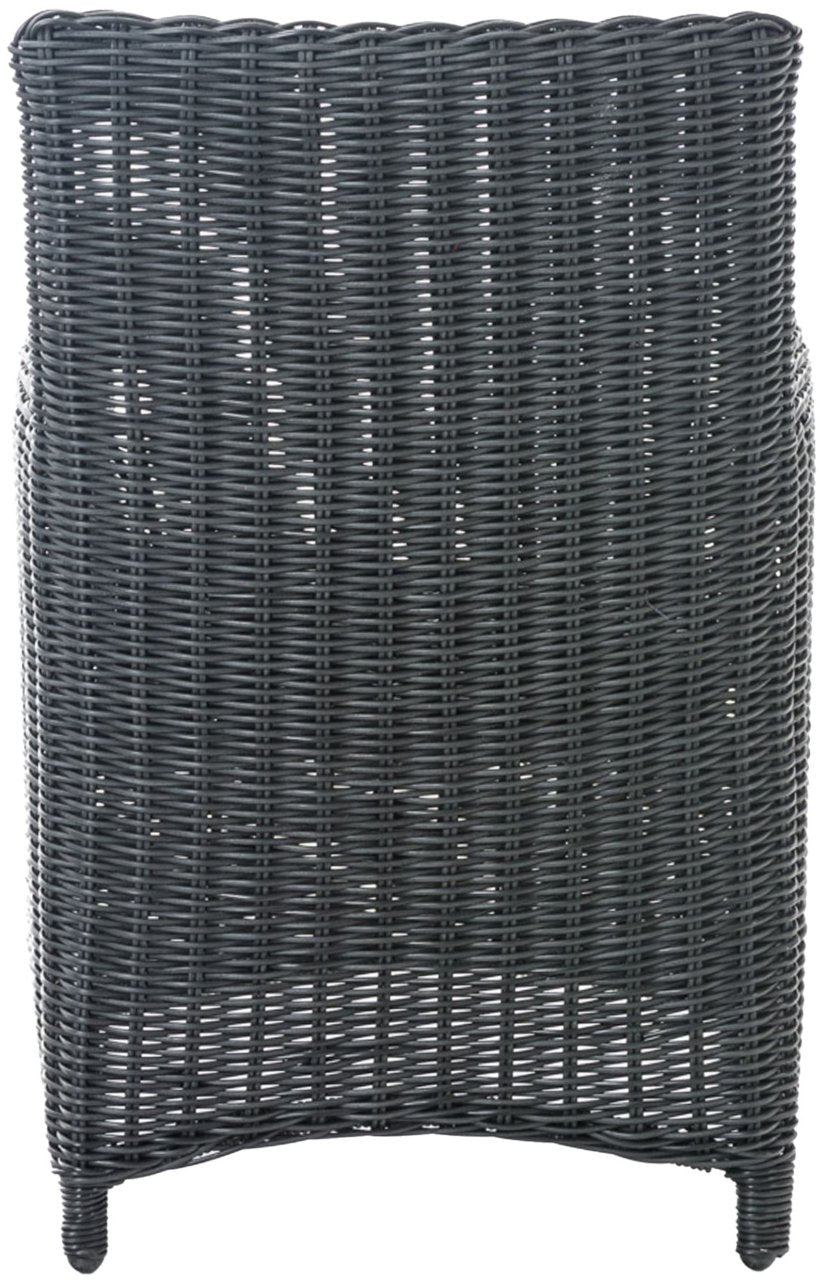 4er Set Stuhl Fontana / Sankt Marlo Eisengrau 5mm schwarz