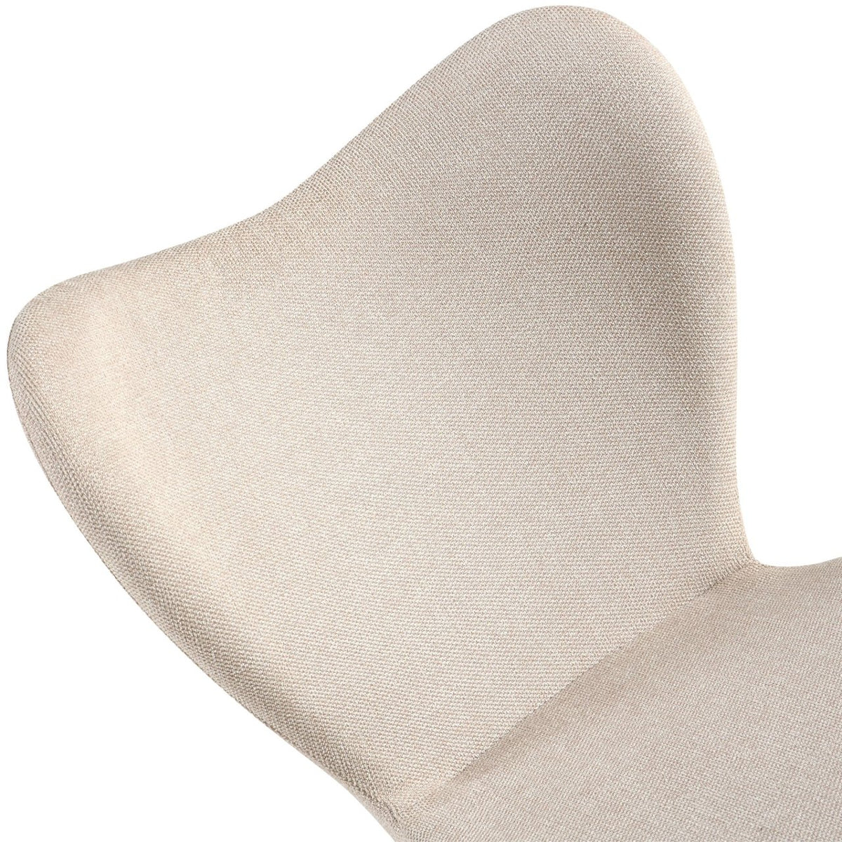 2er Set Esszimmerstuhl Maika Stoff creme