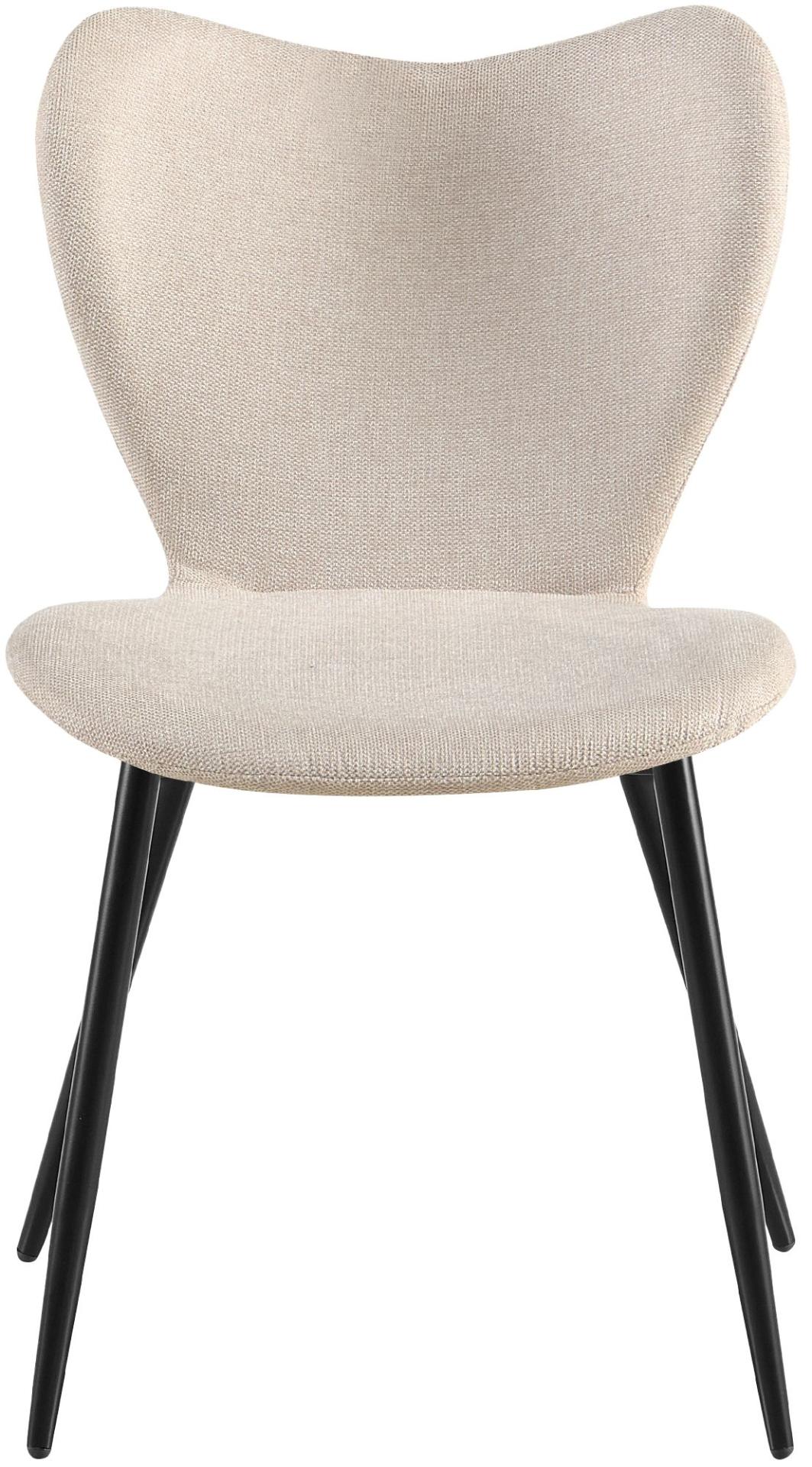 Esszimmerstuhl Maika Stoff creme