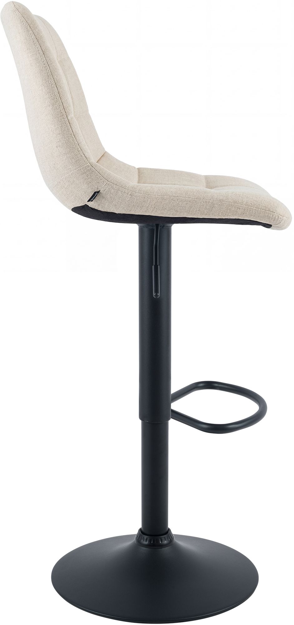 Barhocker Mapun Stoff creme