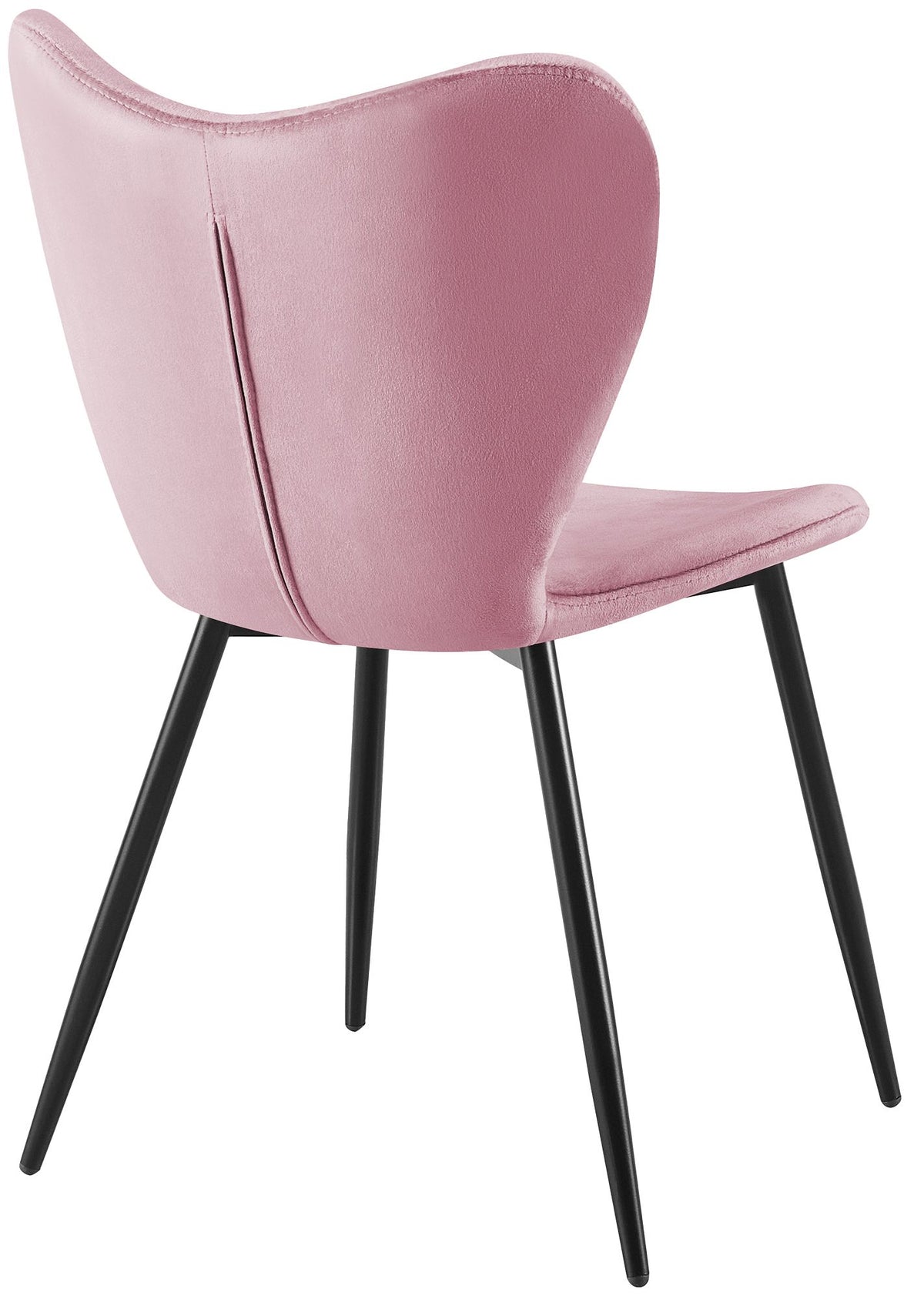 Esszimmerstuhl Maika Samt rosa