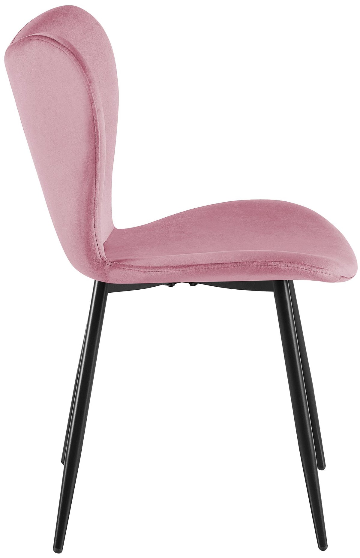 Esszimmerstuhl Maika Samt rosa