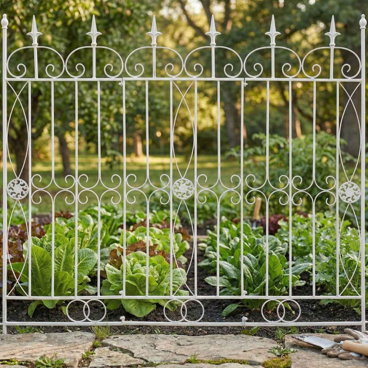Gartenzaun Mangold weiß